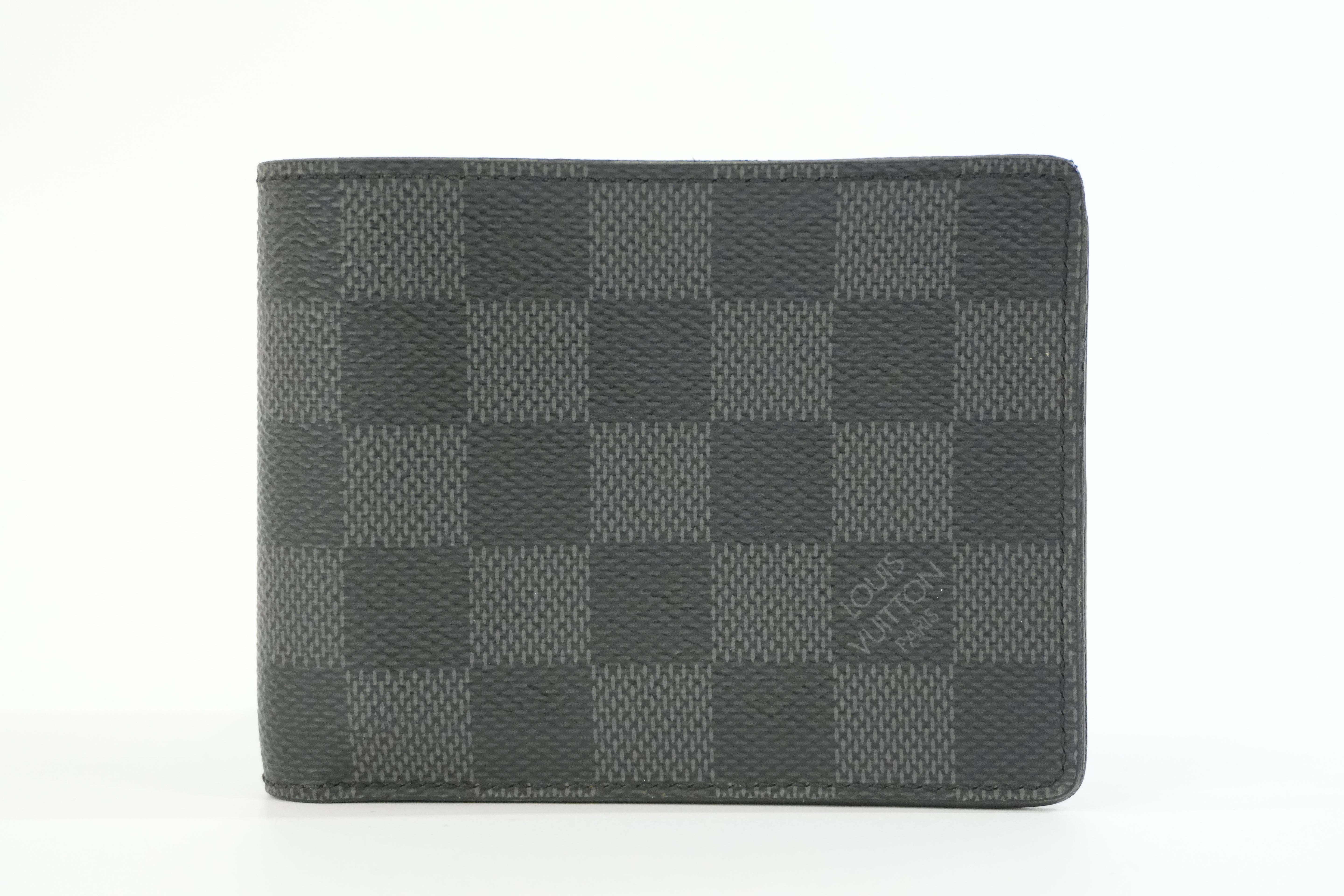 Pre-owned Louis Vuitton Damier Graphite Men's Bifold Wallet Used