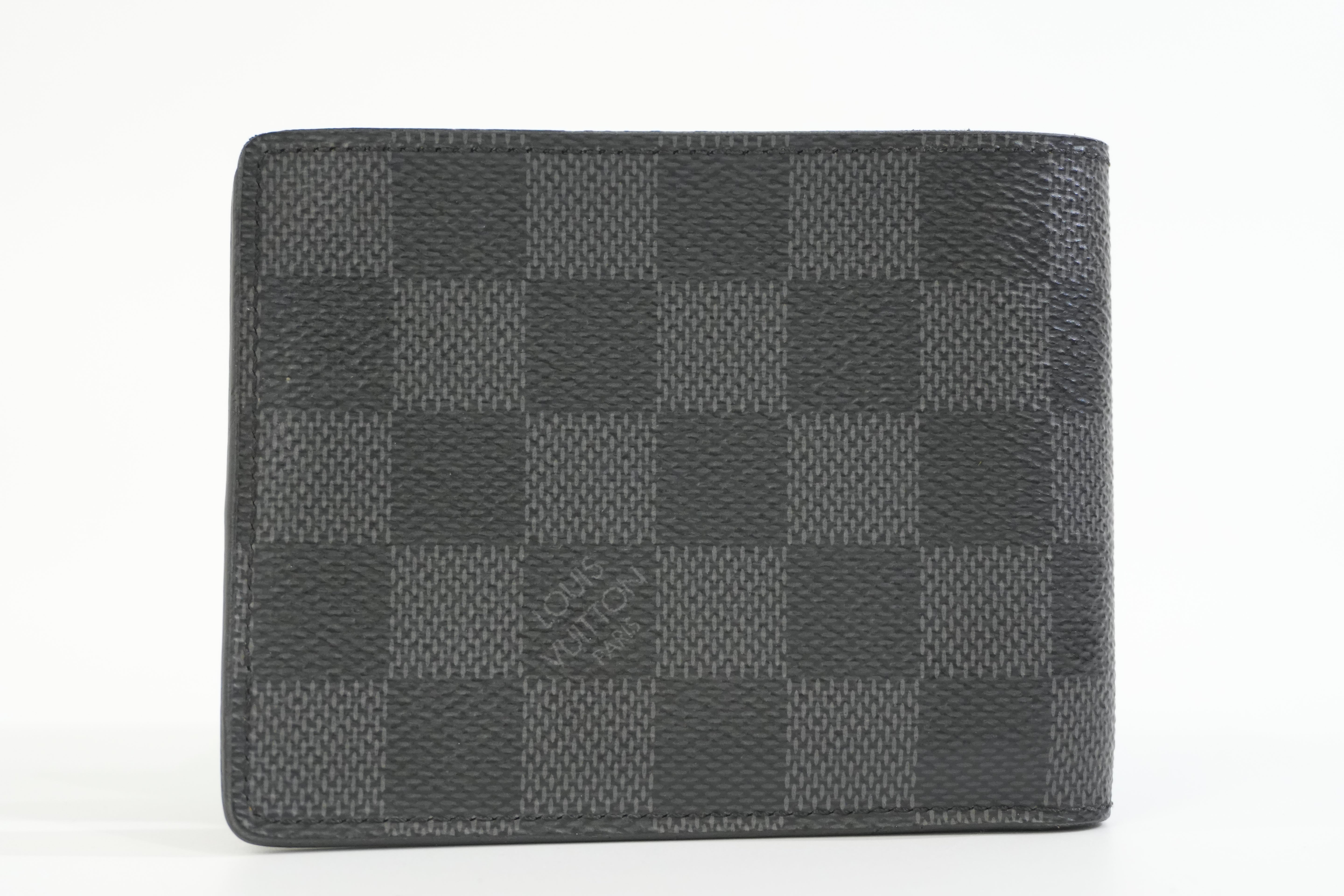 Pre-owned Louis Vuitton Damier Graphite Men's Bifold Wallet Used