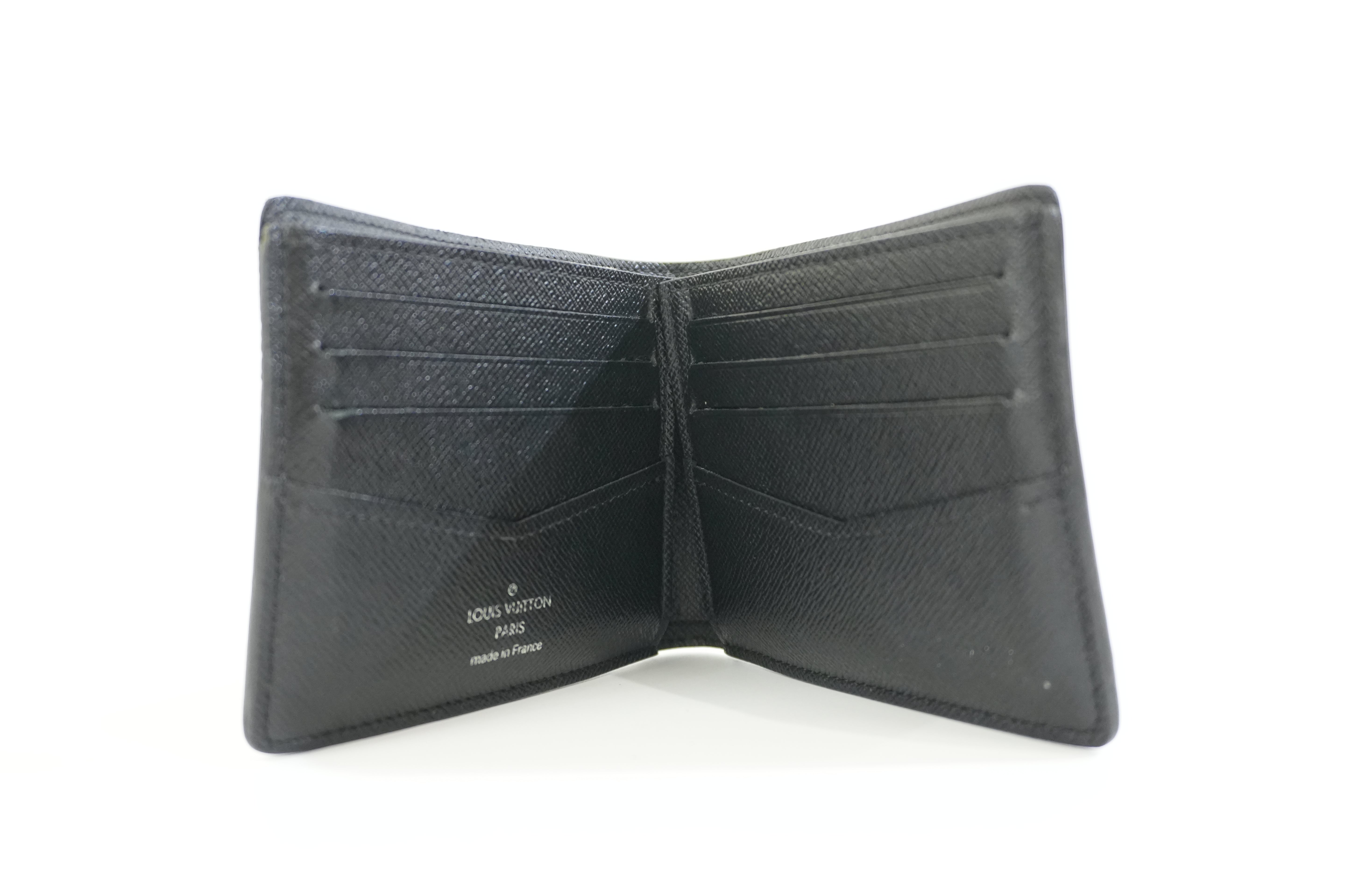 Pre-owned Louis Vuitton Damier Graphite Men's Bifold Wallet Used