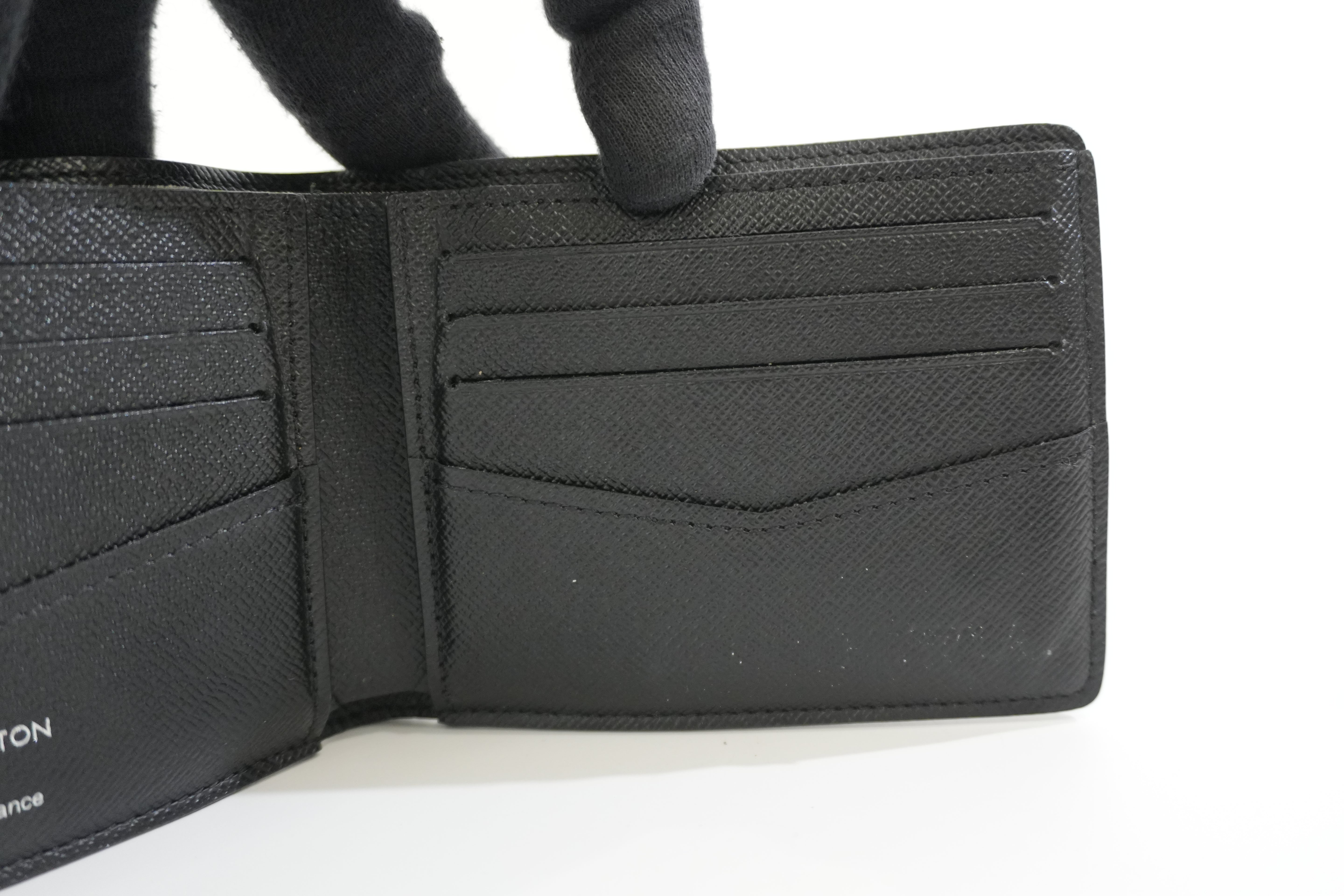 Pre-owned Louis Vuitton Damier Graphite Men's Bifold Wallet Used