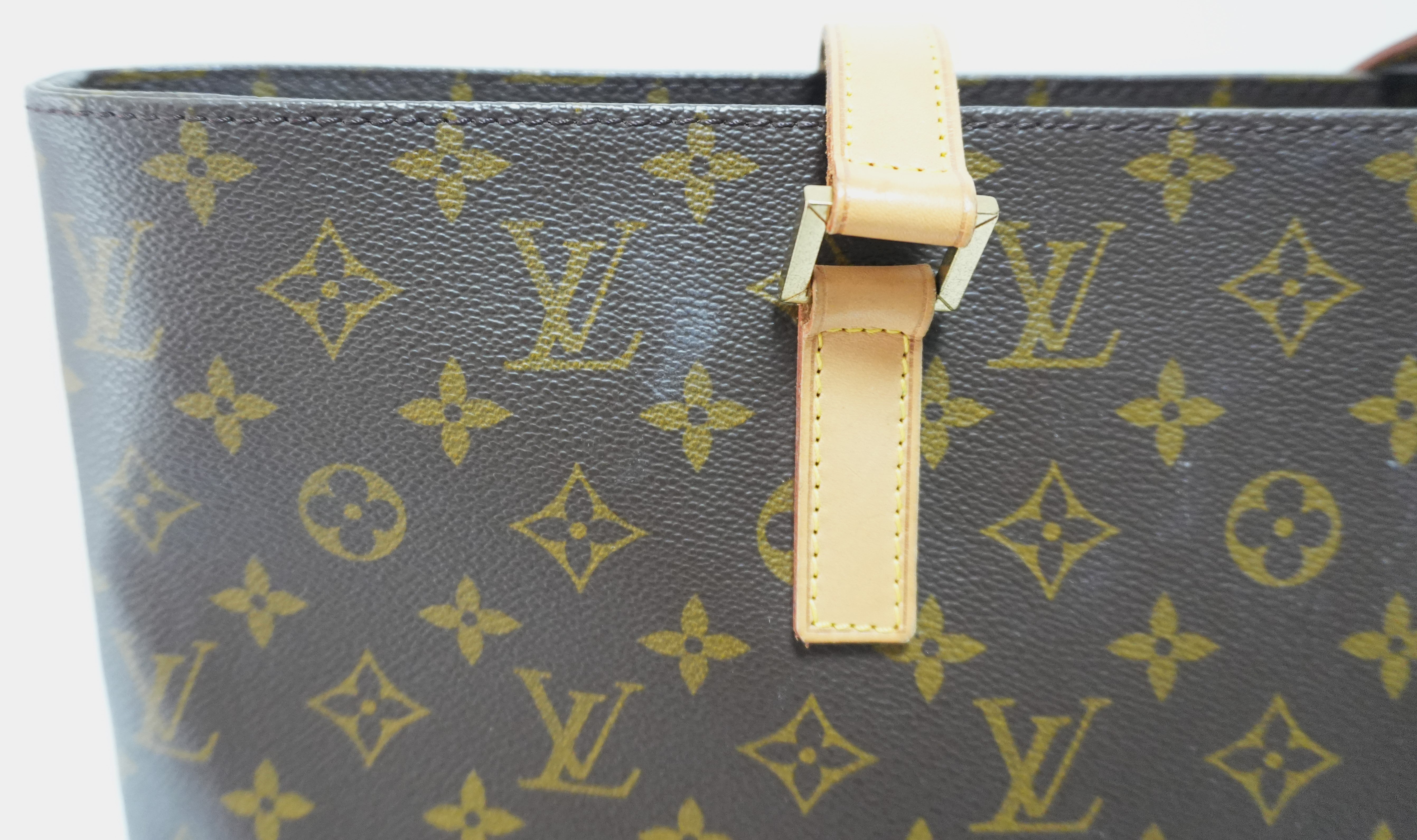 Louis Vuitton Monogram Luco Shoulder Tote Bag Used