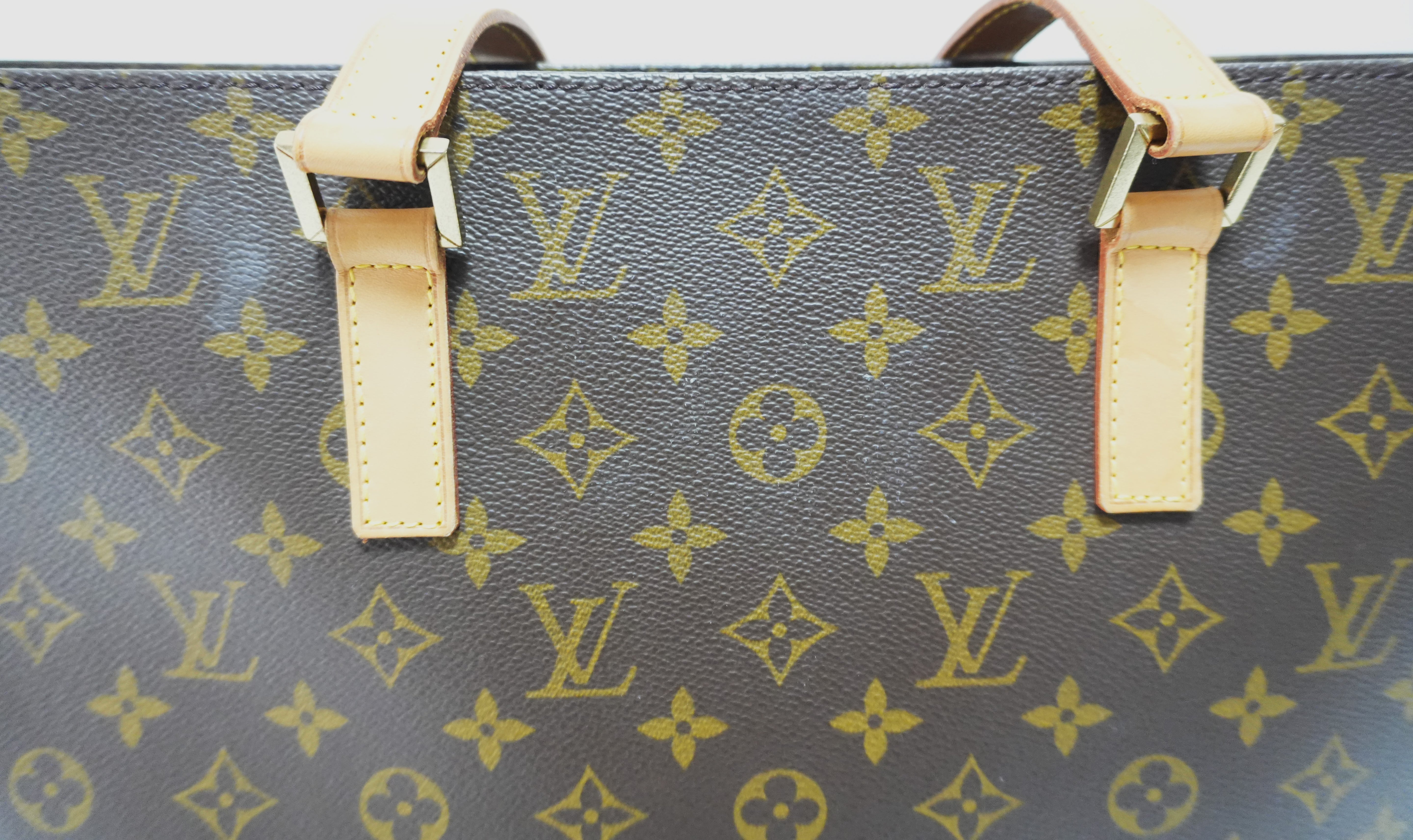 Louis Vuitton Monogram Luco Shoulder Tote Bag Used