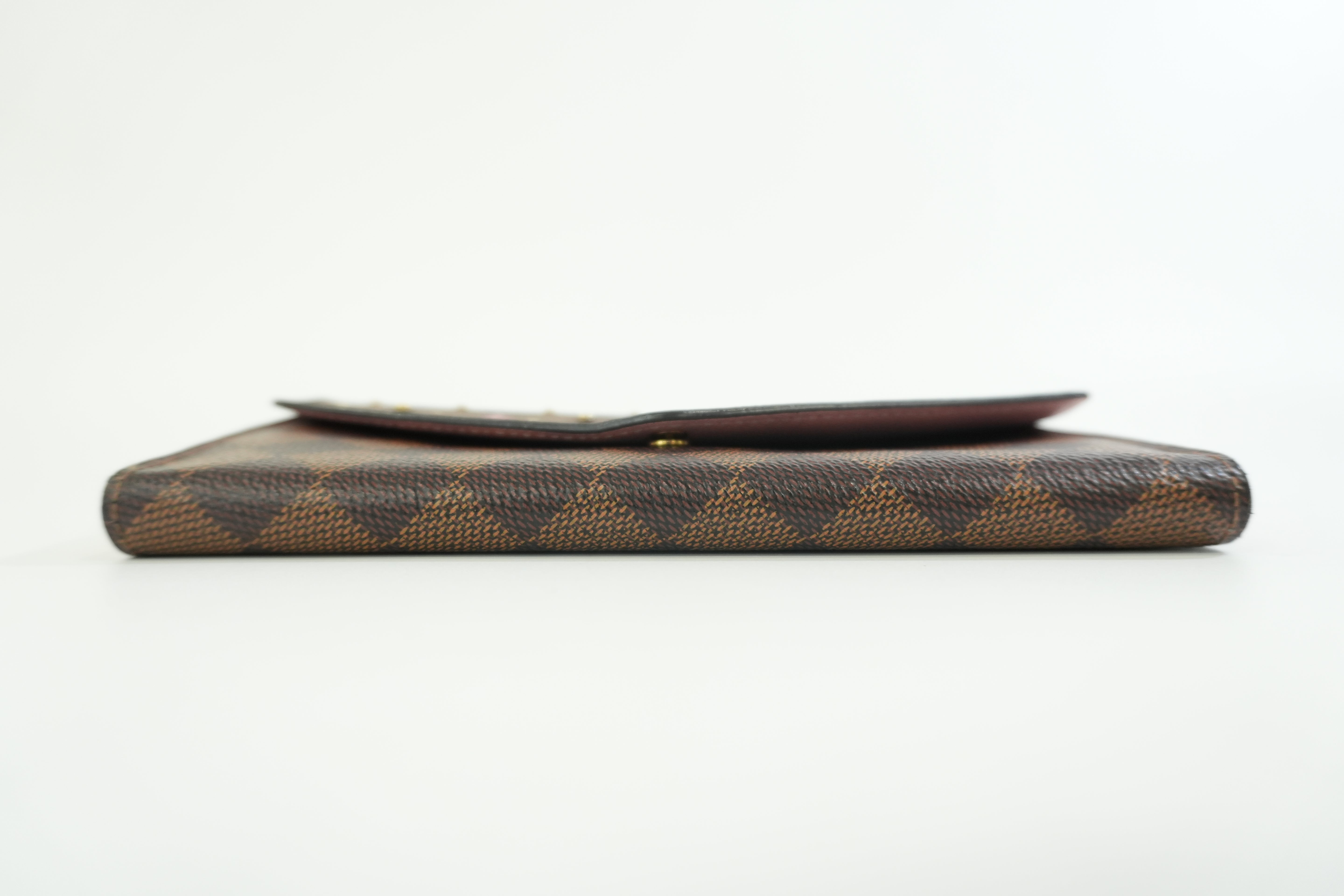 Pre-owned Louis Vuitton Monogram Sarah Wallet Flower Used