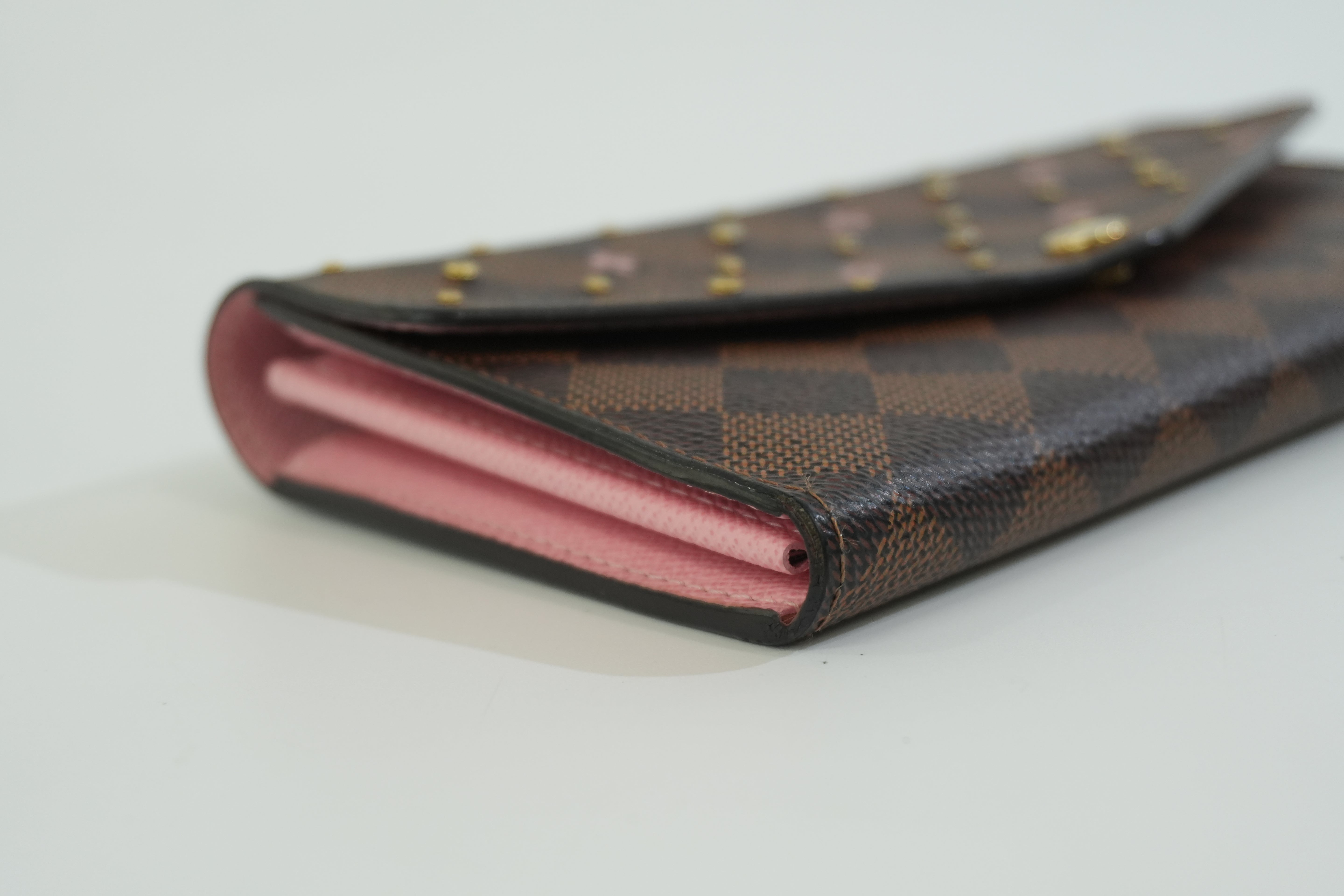 Pre-owned Louis Vuitton Monogram Sarah Wallet Flower Used