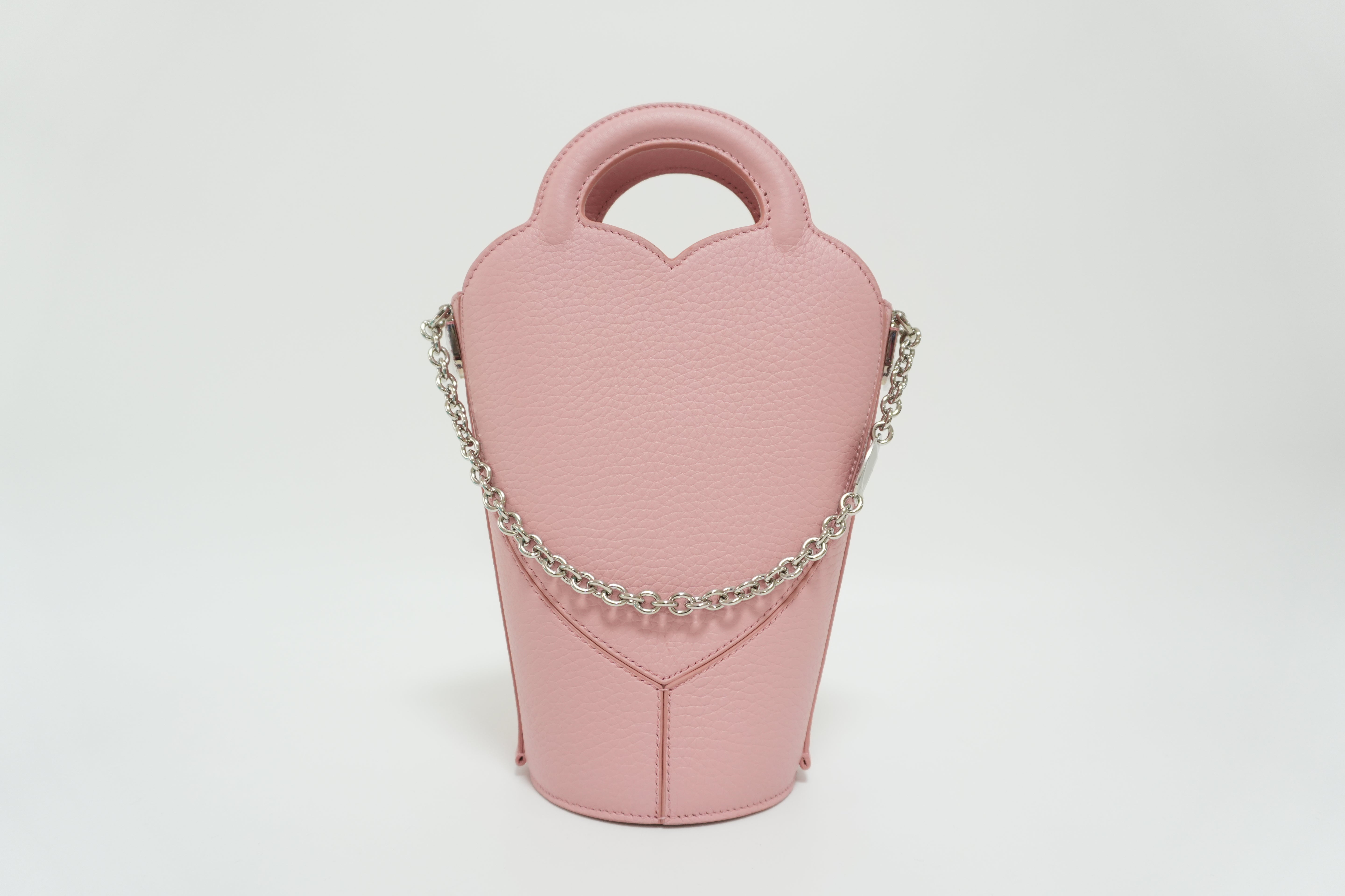 Tiffany and Co. Leather Mini Crossbody Pink Used