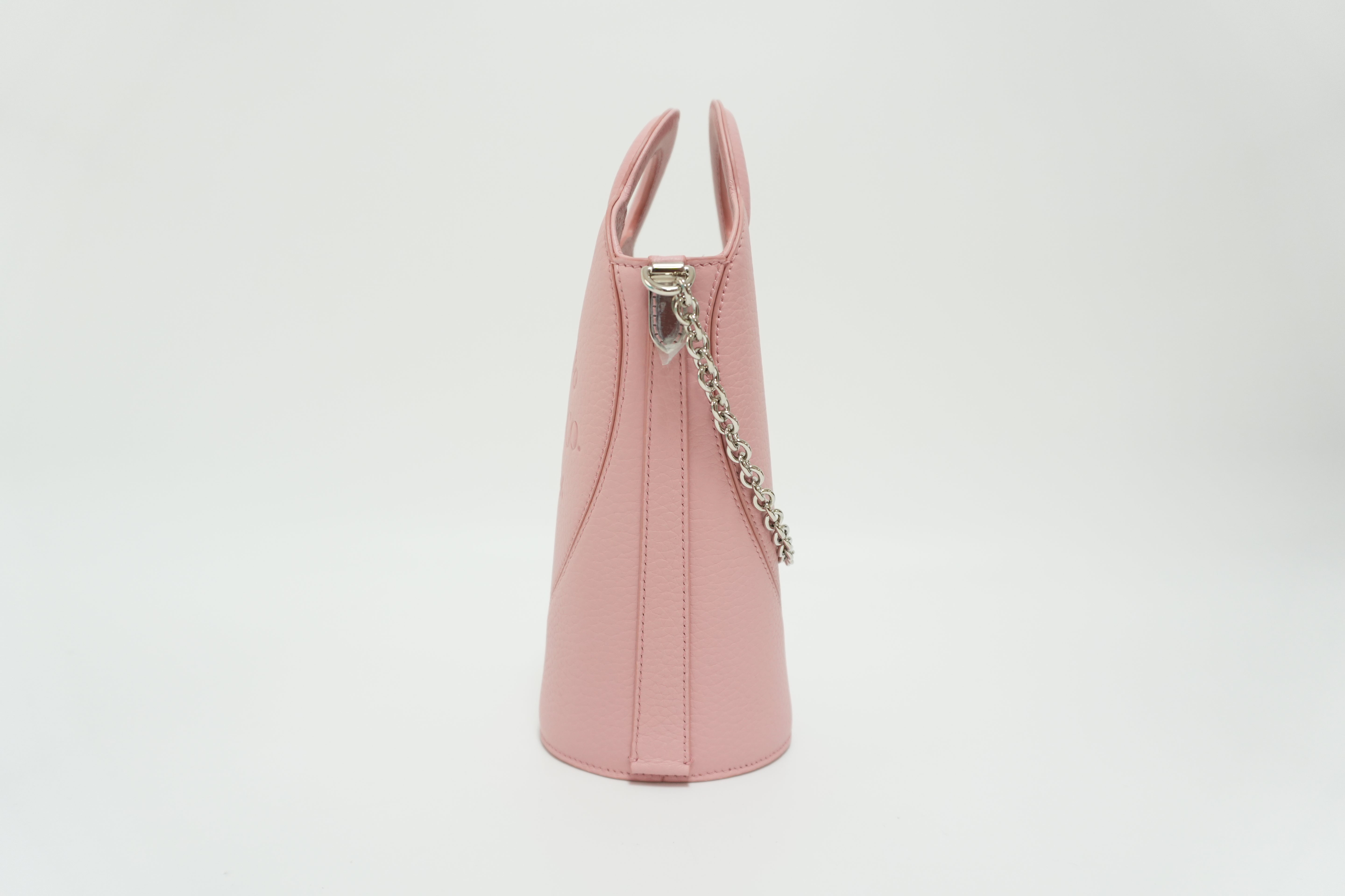 Tiffany and Co. Leather Mini Crossbody Pink Used