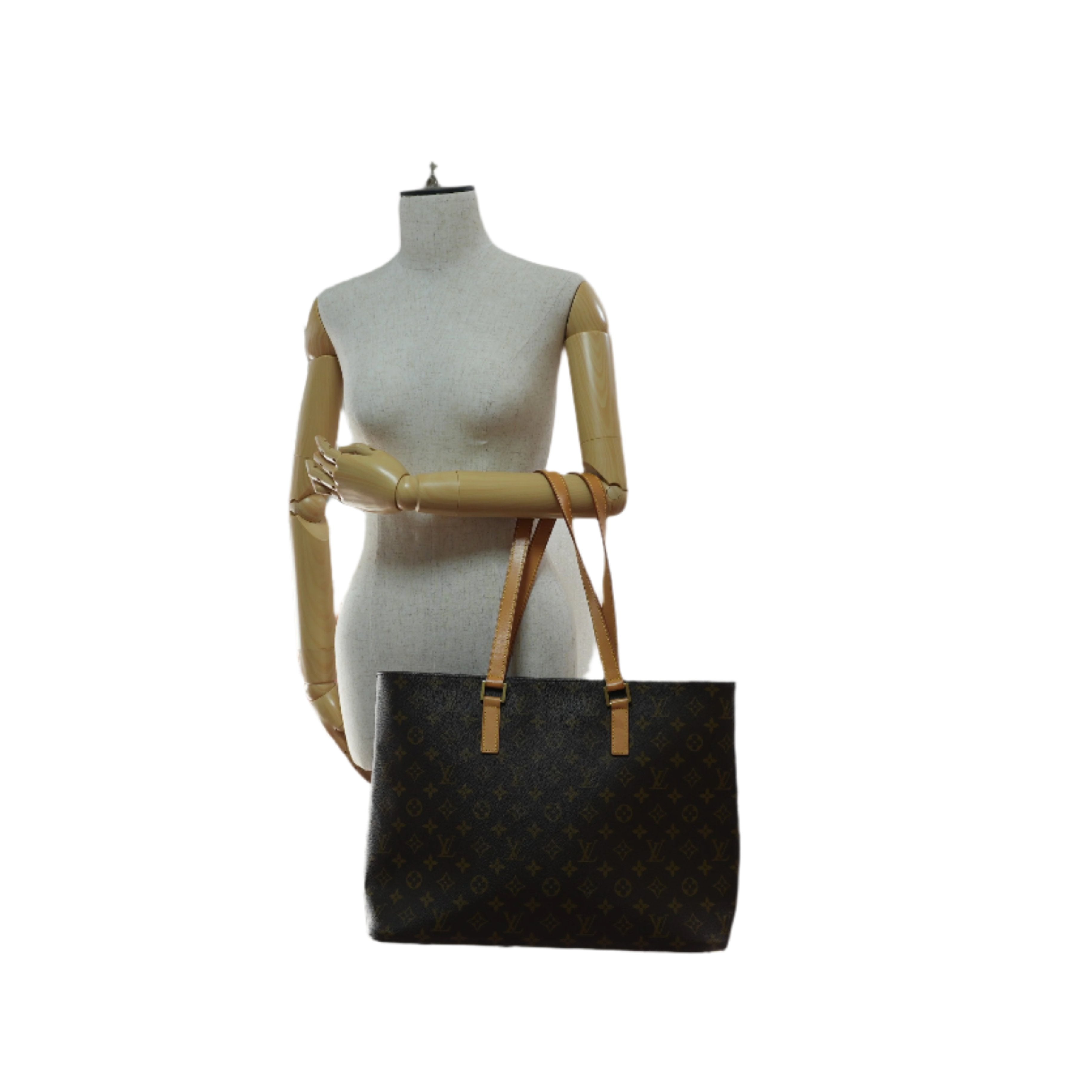 Louis Vuitton Monogram Luco Shoulder Tote Bag Used