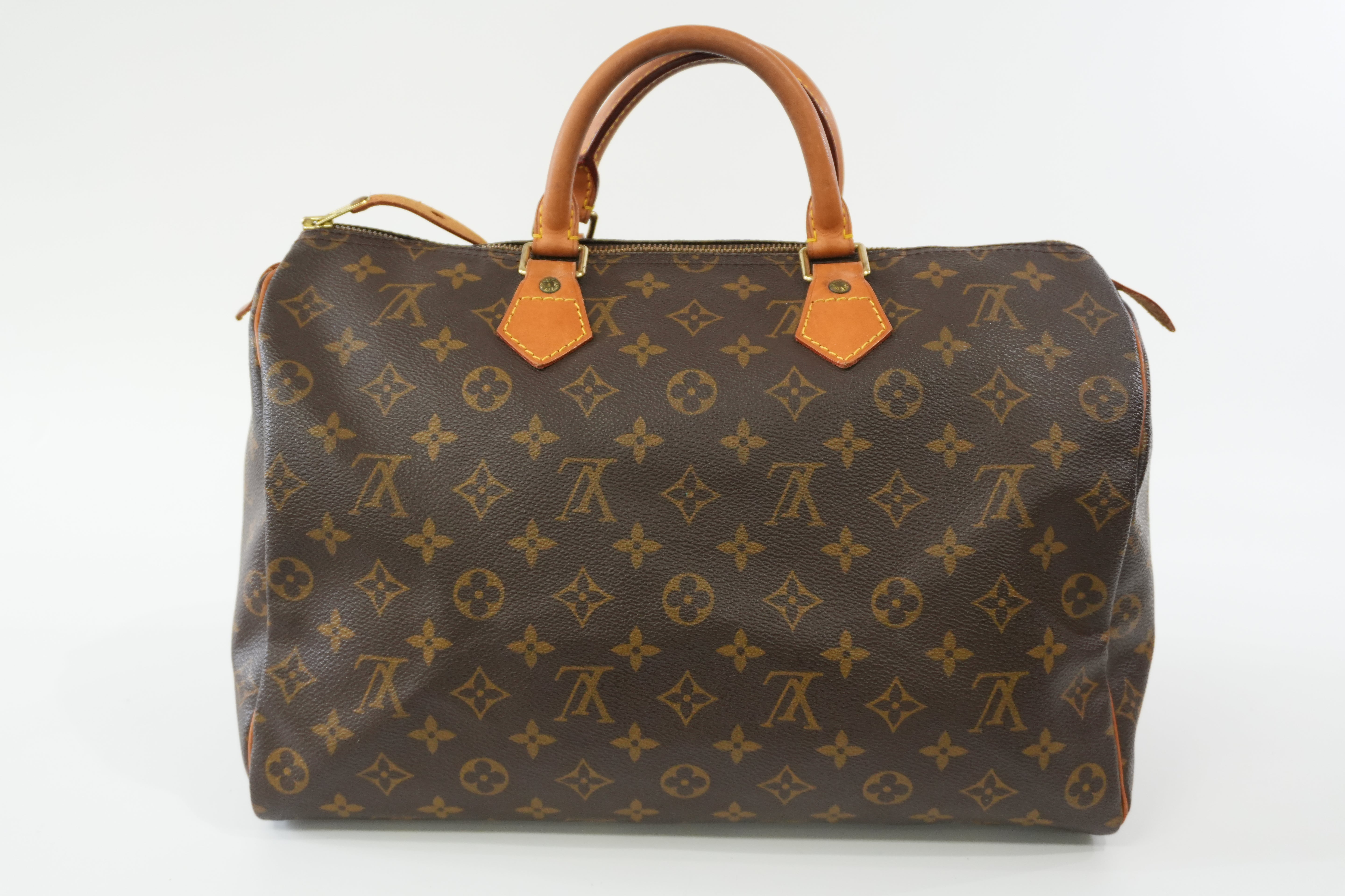 Pre-owned Louis Vuitton Monogram Speedy 35 Handbag Used