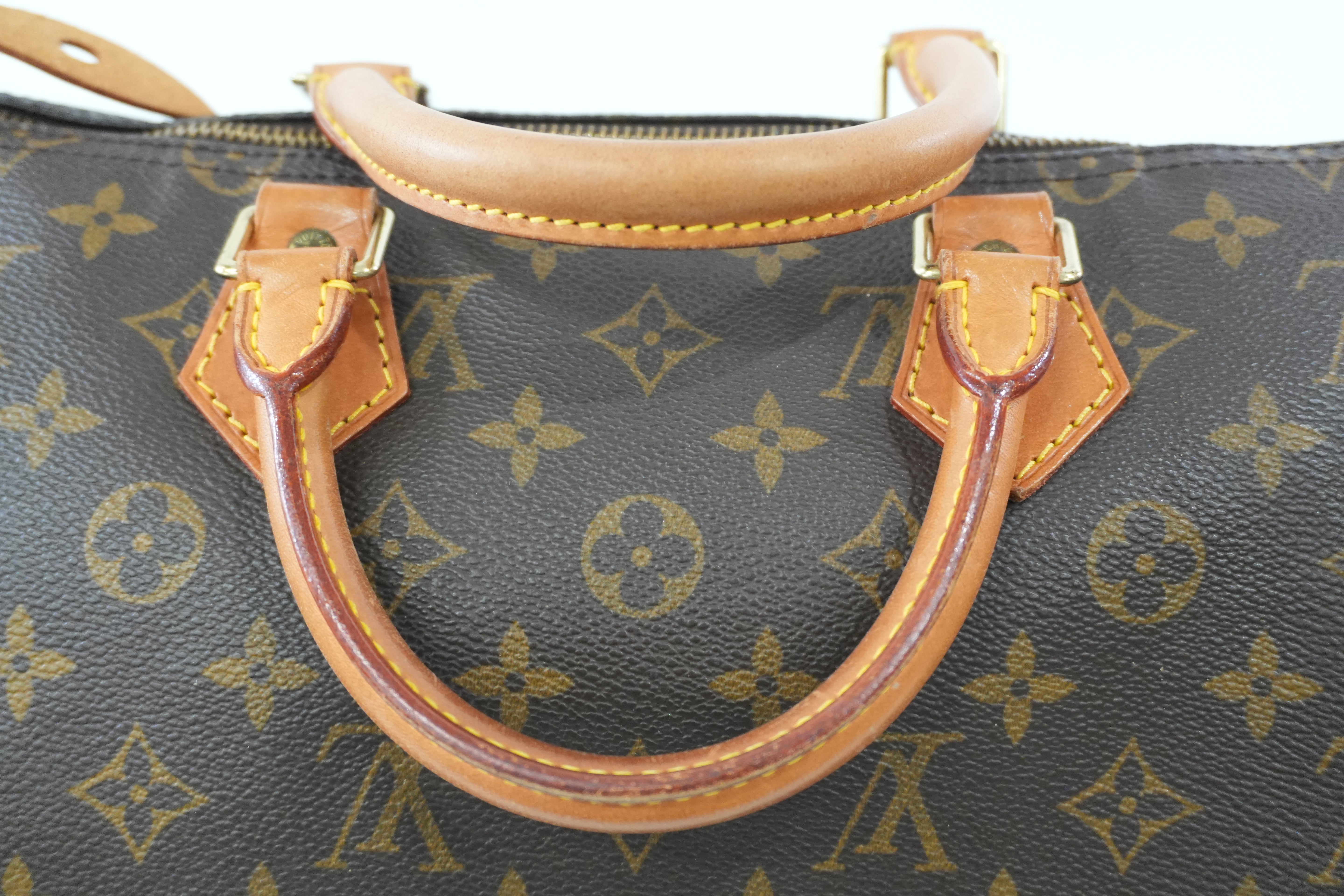 Pre-owned Louis Vuitton Monogram Speedy 35 Handbag Used