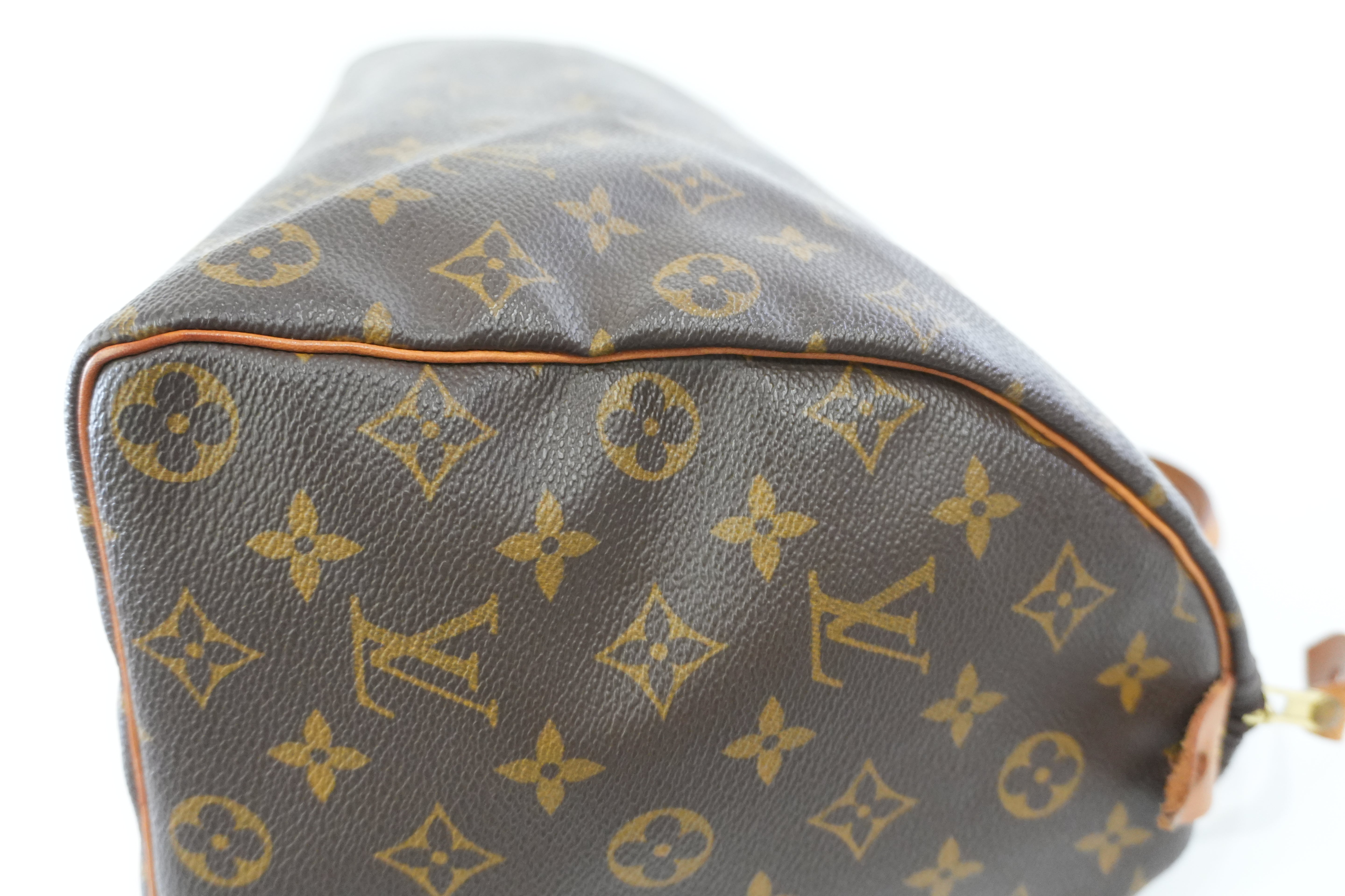 Pre-owned Louis Vuitton Monogram Speedy 35 Handbag Used