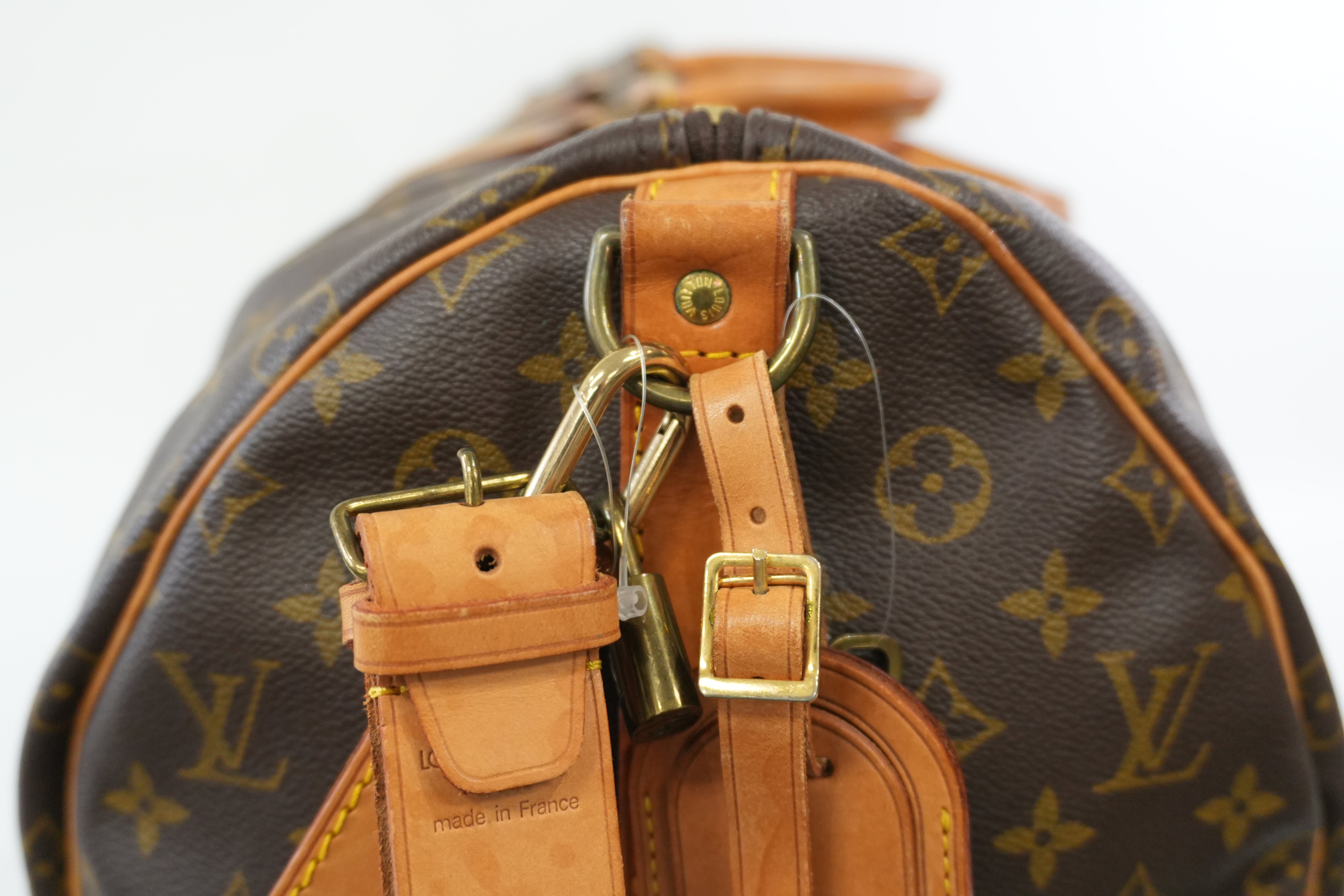 Pre-owned Louis Vuitton Monogram Keepall 55 Bandouliere Used