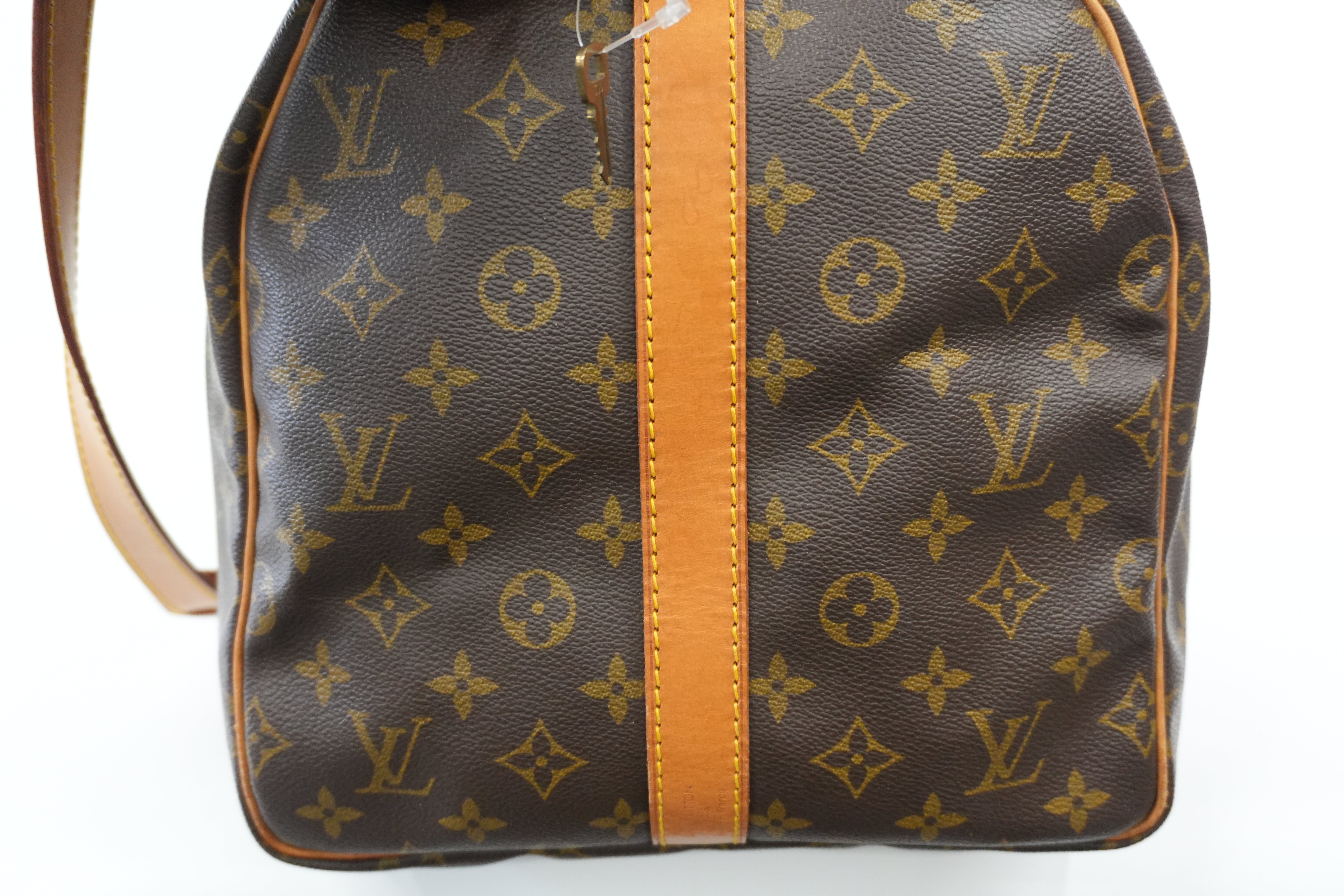 Pre-owned Louis Vuitton Monogram Keepall 55 Bandouliere Used