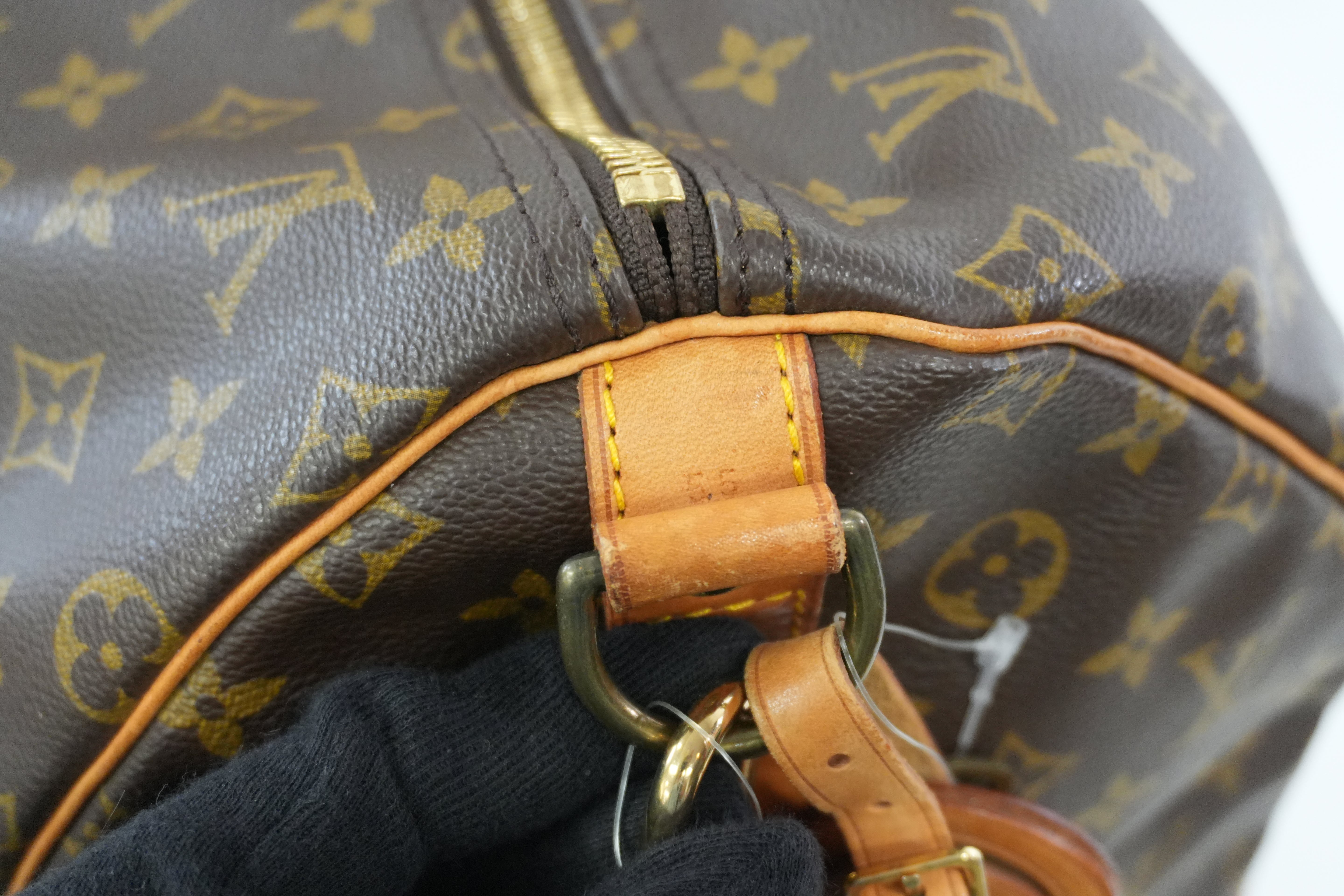 Pre-owned Louis Vuitton Monogram Keepall 55 Bandouliere Used