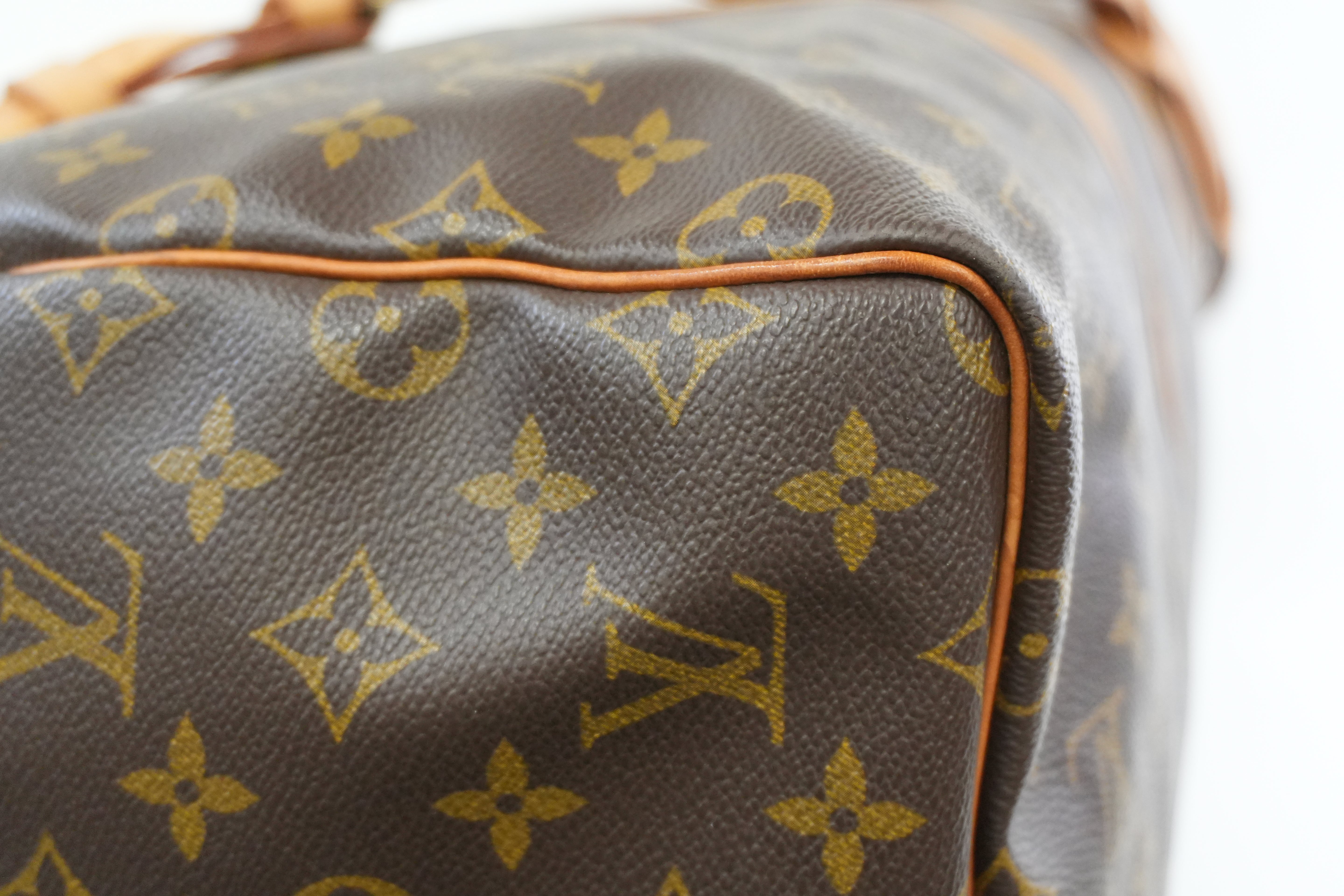 Pre-owned Louis Vuitton Monogram Keepall 55 Bandouliere Used