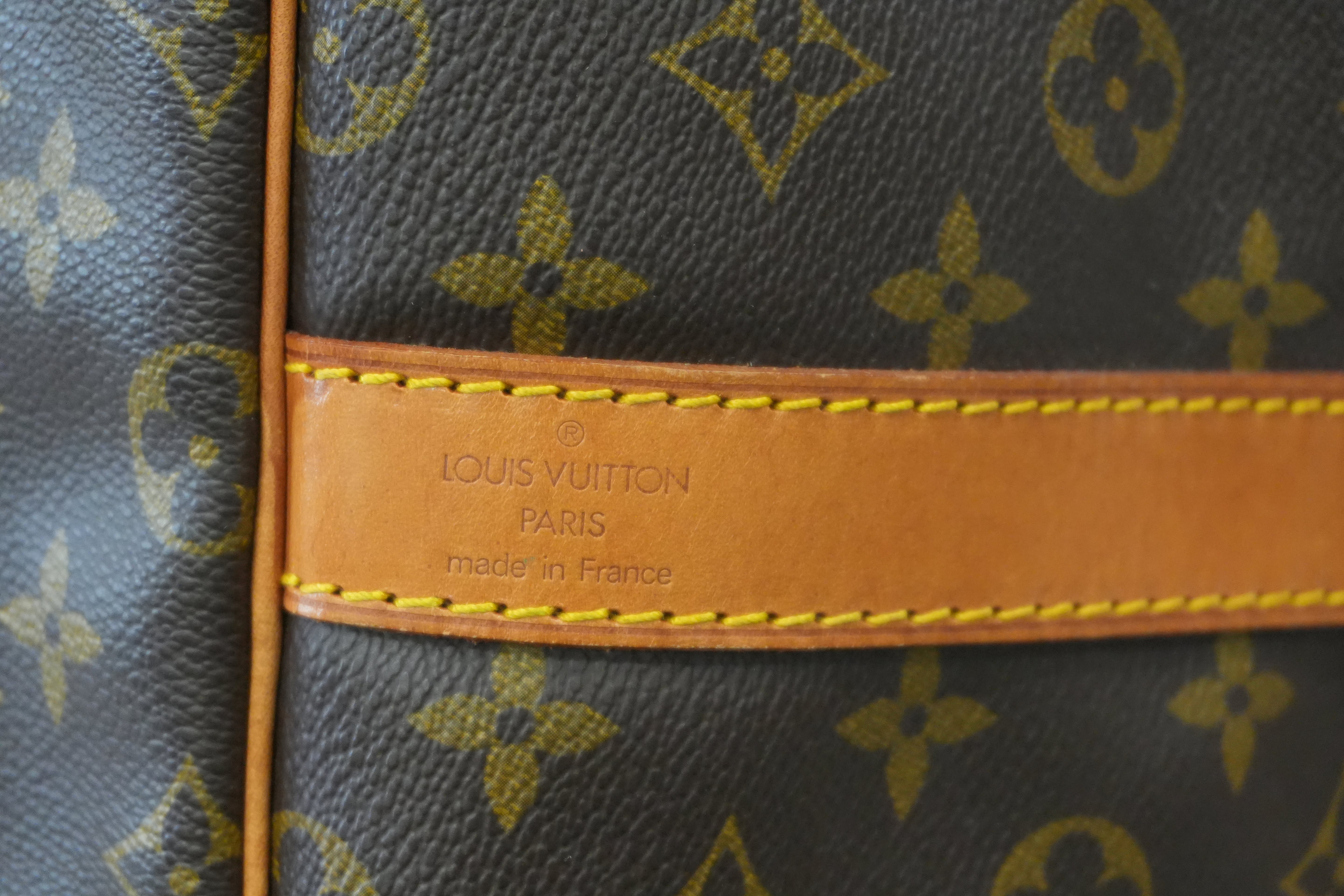 Pre-owned Louis Vuitton Monogram Keepall 55 Bandouliere Used
