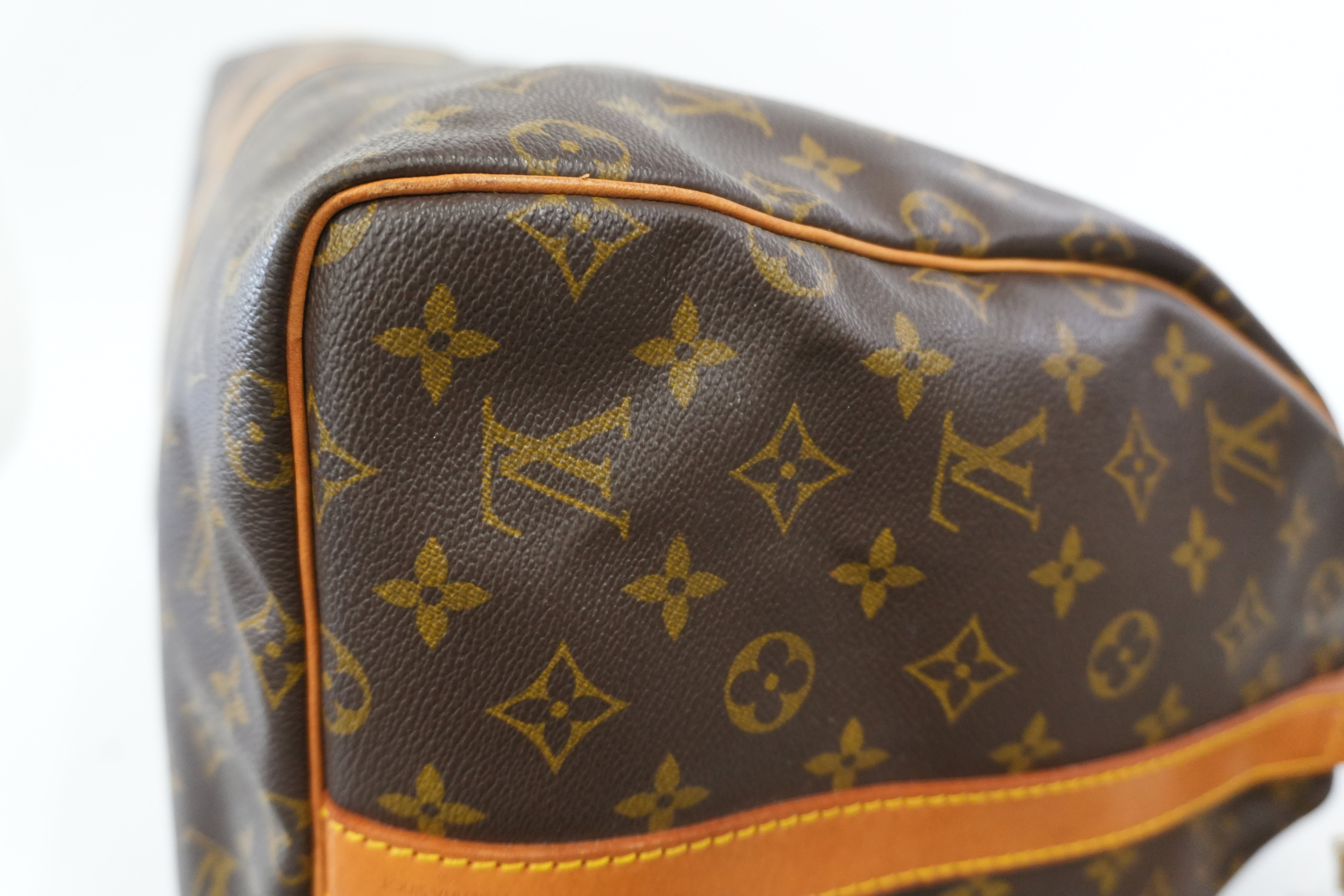 Pre-owned Louis Vuitton Monogram Keepall 55 Bandouliere Used