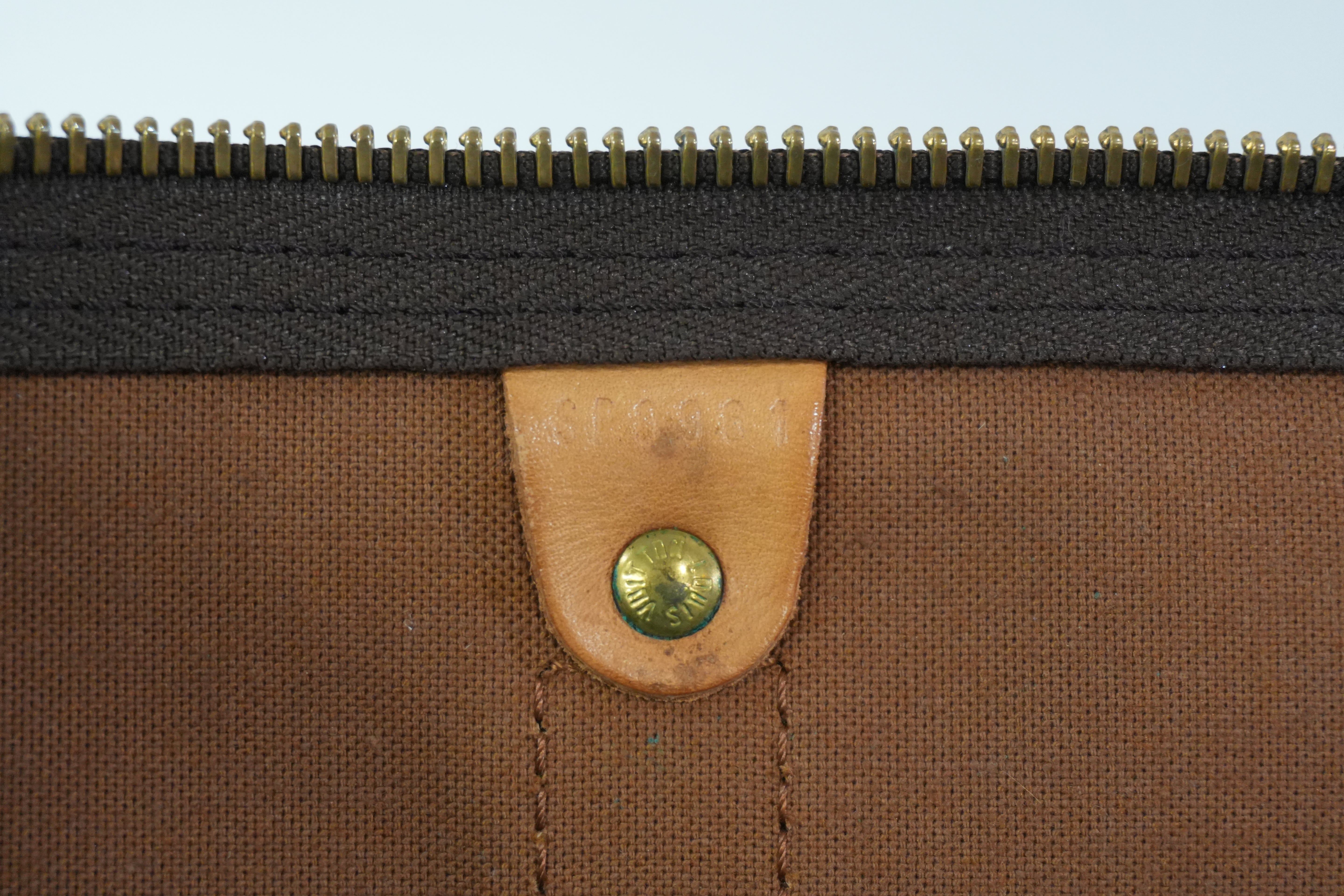 Pre-owned Louis Vuitton Monogram Keepall 55 Bandouliere Used