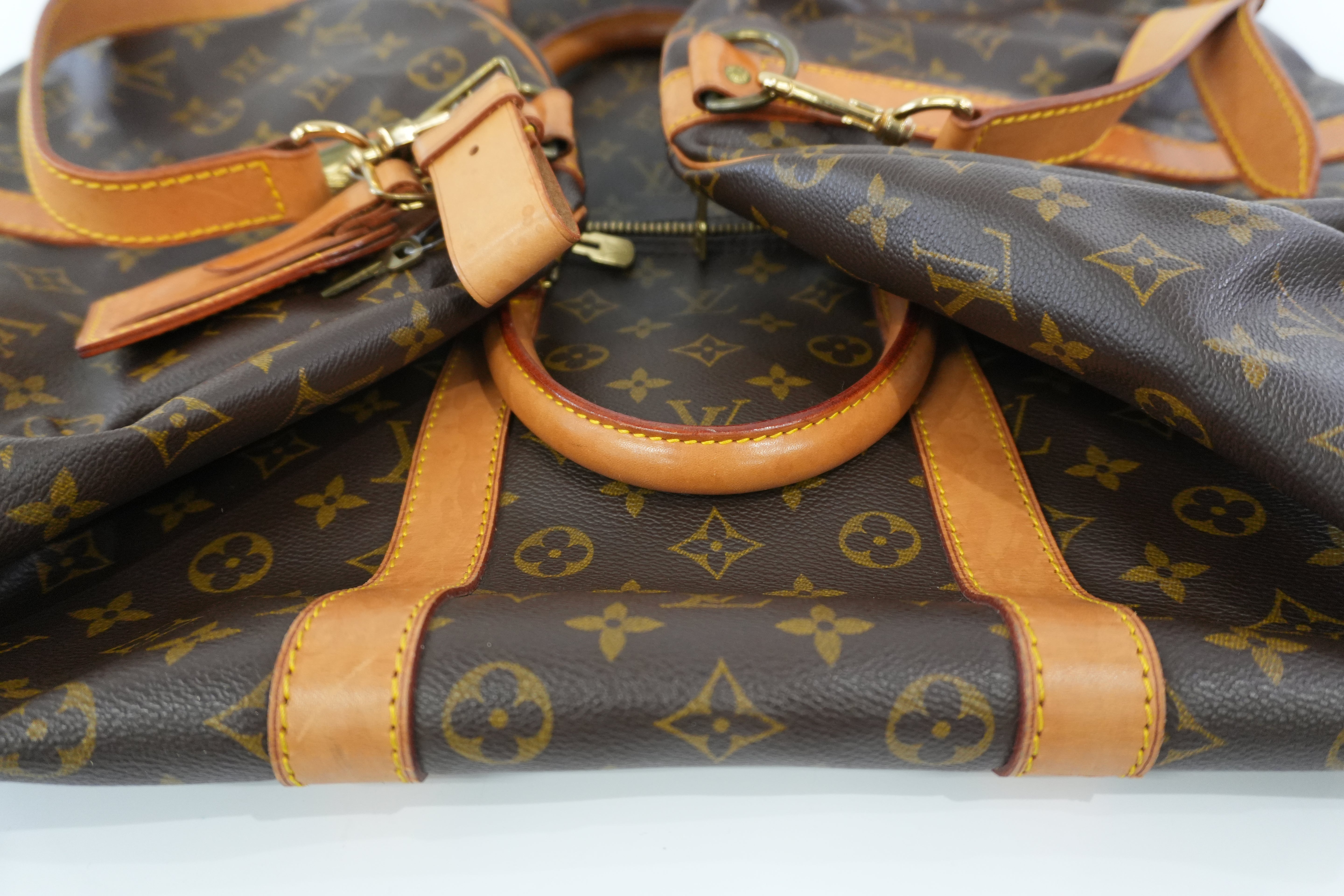 Pre-owned Louis Vuitton Monogram Keepall 55 Bandouliere Used