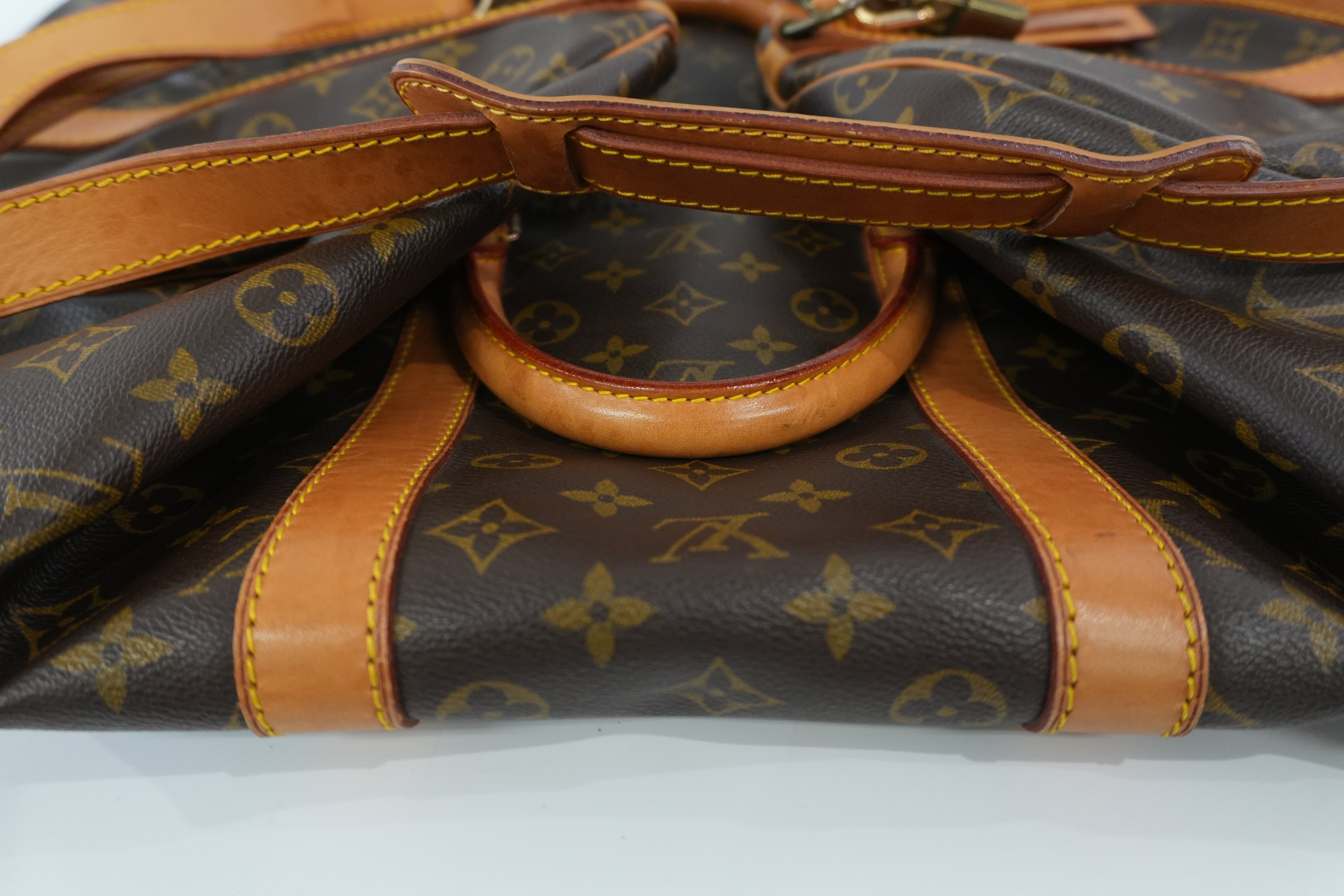 Pre-owned Louis Vuitton Monogram Keepall 55 Bandouliere Used