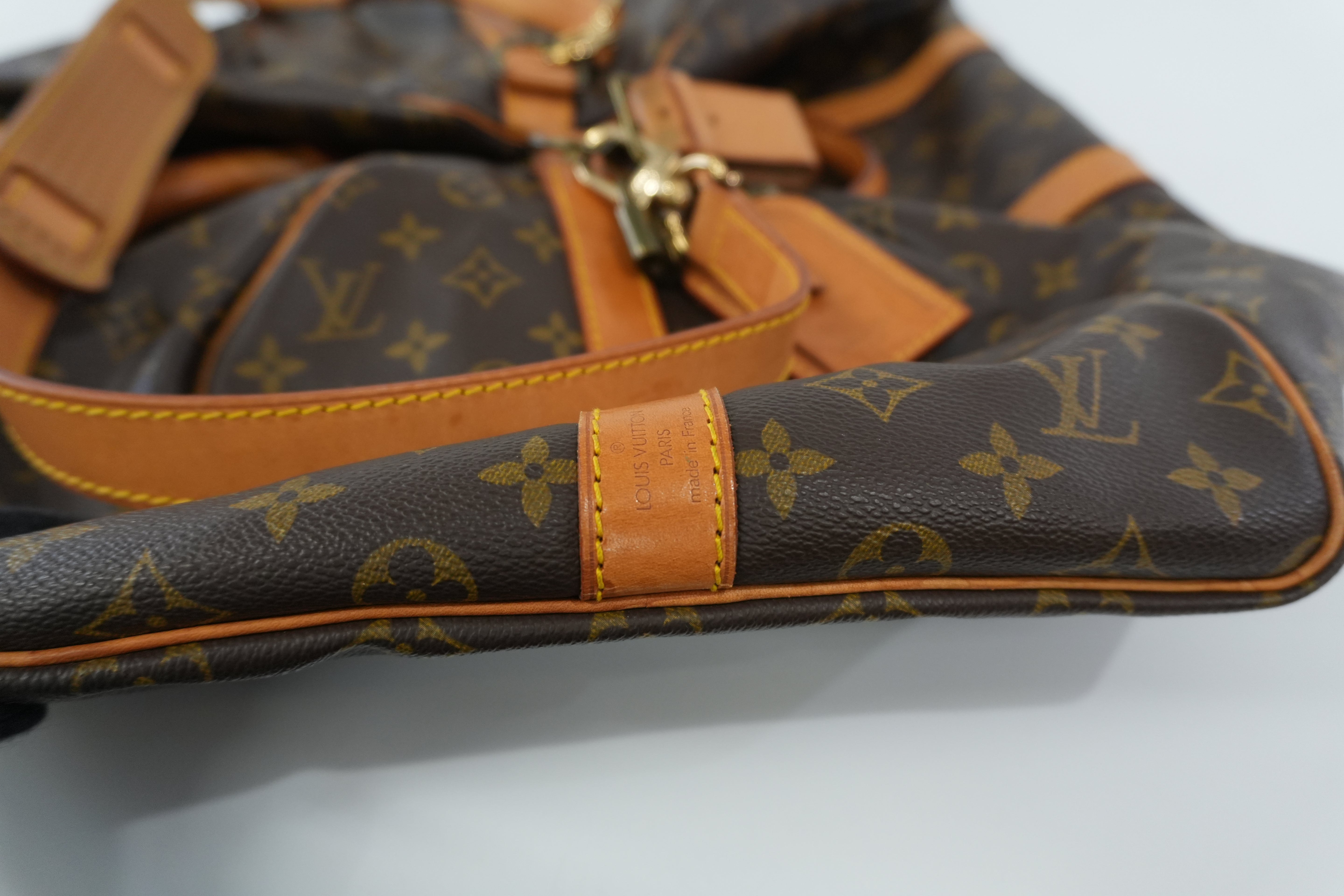 Pre-owned Louis Vuitton Monogram Keepall 55 Bandouliere Used