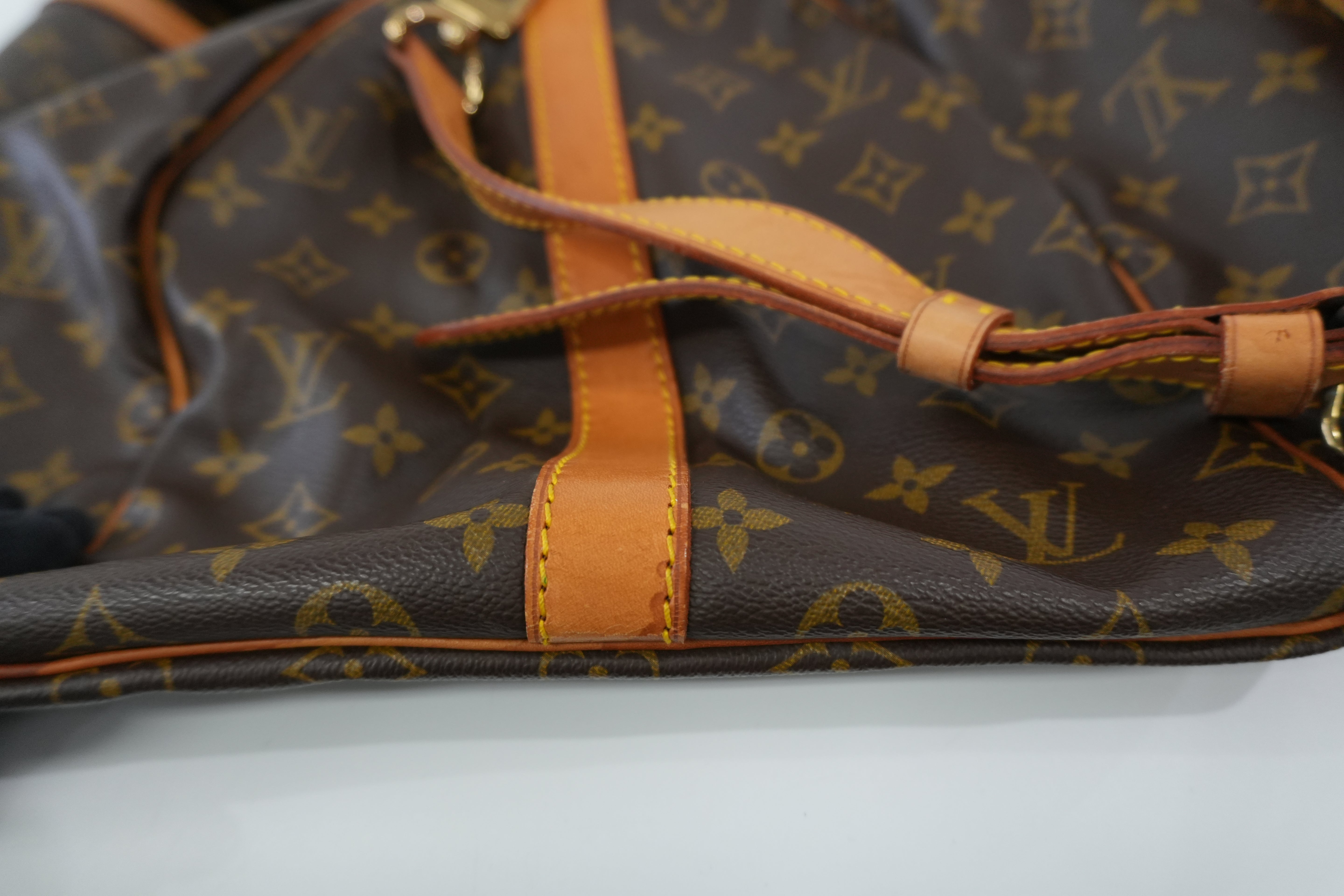 Pre-owned Louis Vuitton Monogram Keepall 55 Bandouliere Used
