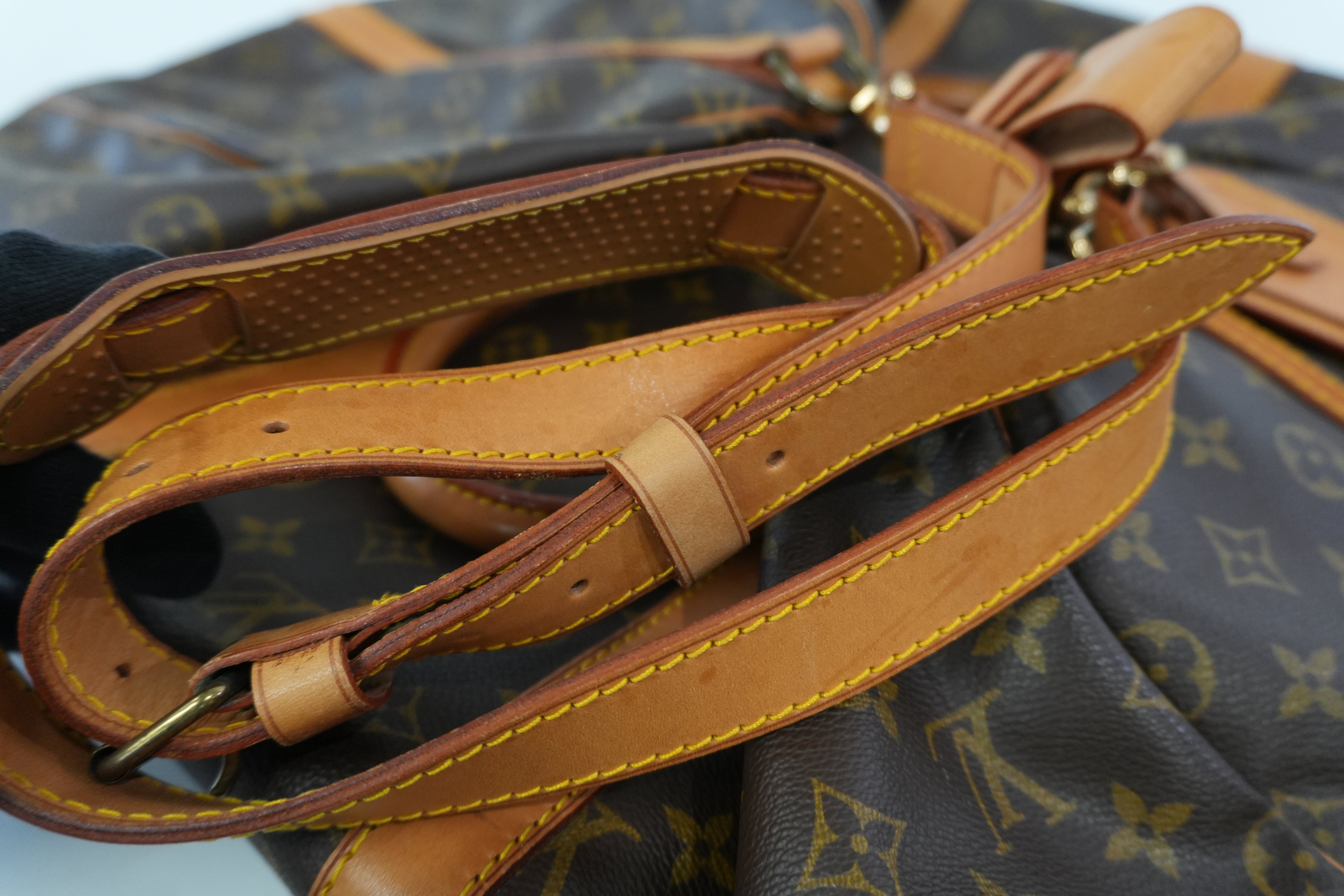Pre-owned Louis Vuitton Monogram Keepall 55 Bandouliere Used