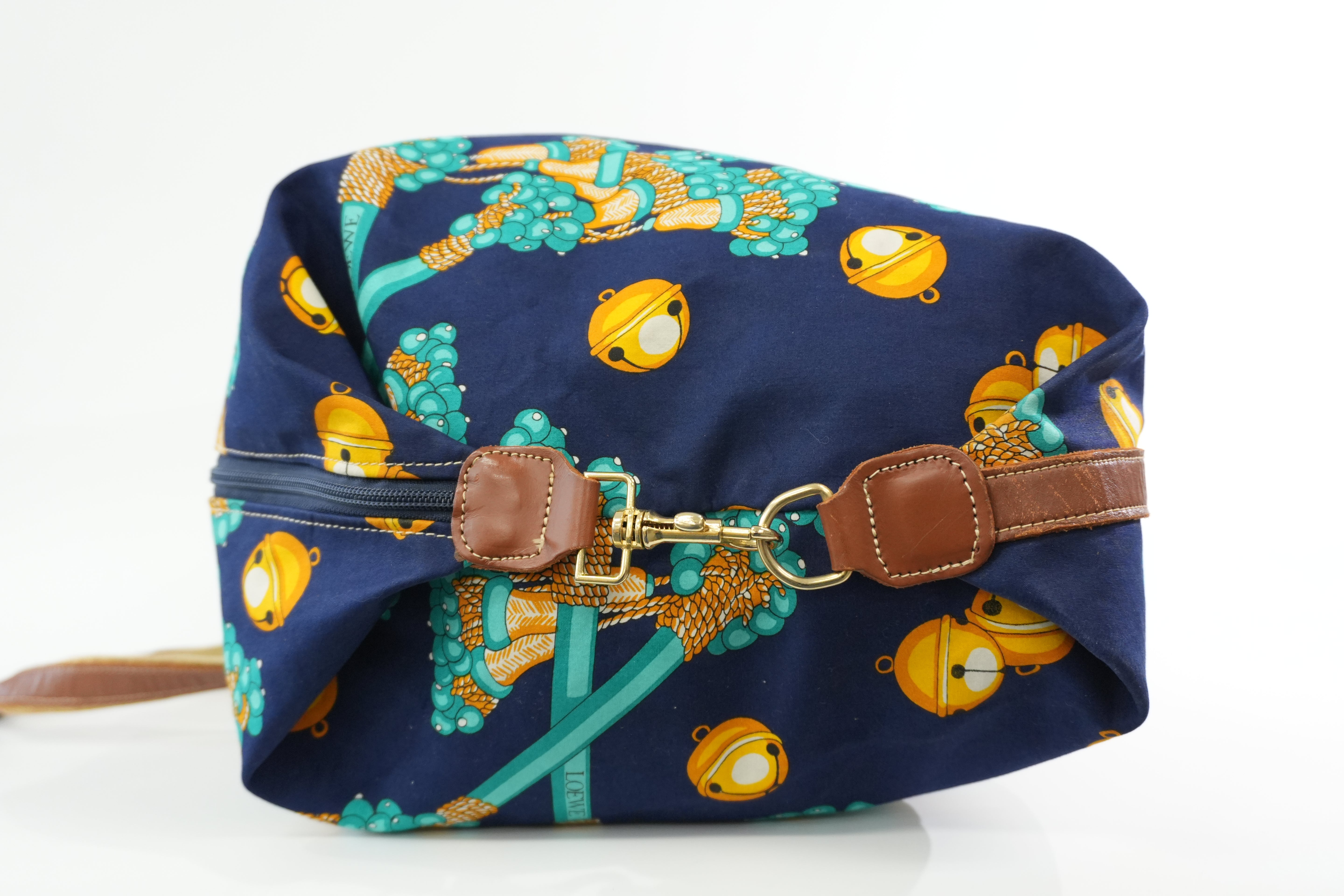 Pre-owned Loewe Fabric Travel Bag Multicolor Used