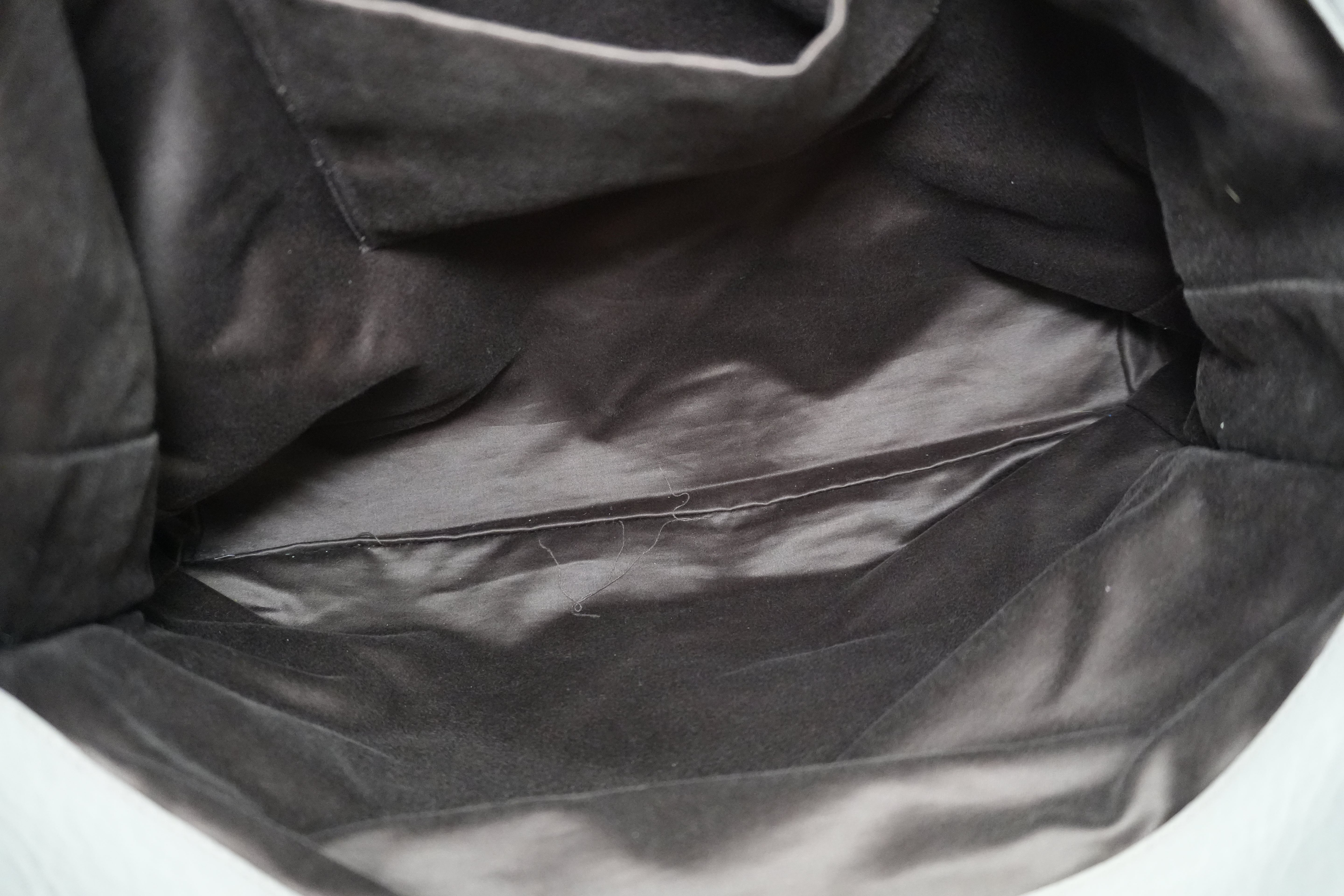 Pre-owned Miumiu Leather Two Way Tote Bag Gray Used
