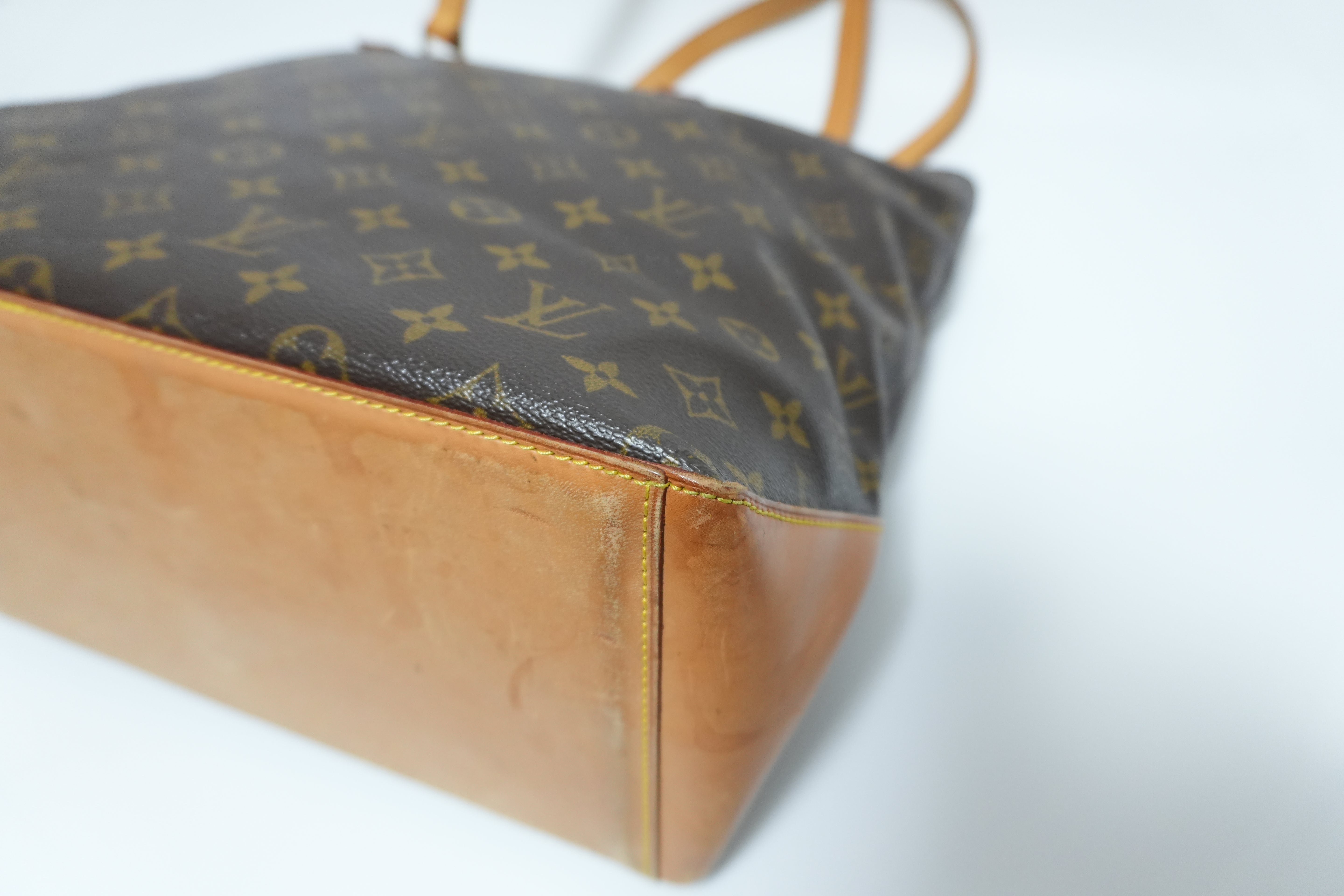 Louis Vuitton Monogram Cabas Mezzo Shoulder Tote Bag Used