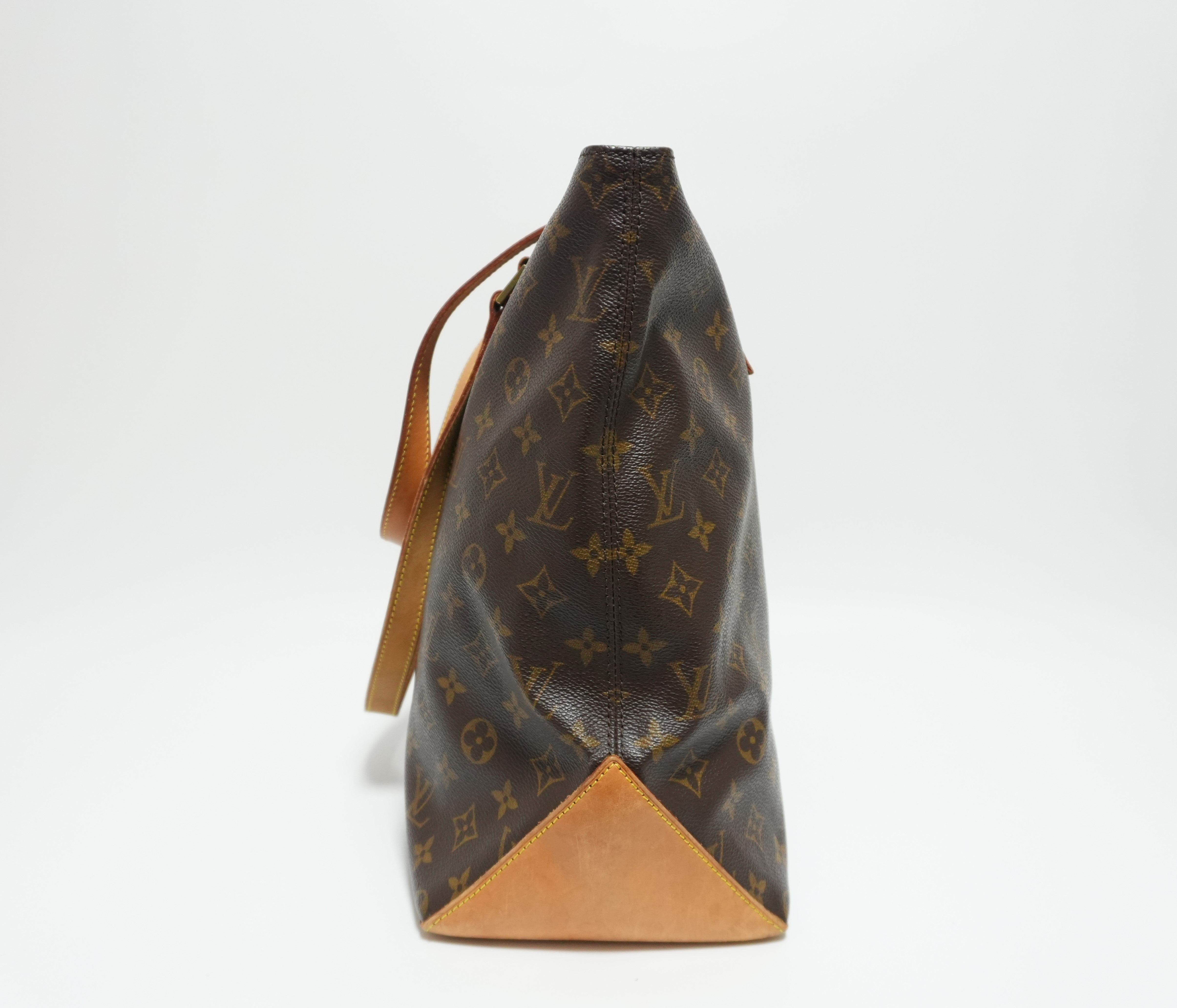 Louis Vuitton Monogram Cabas Mezzo Shoulder Tote Bag Used