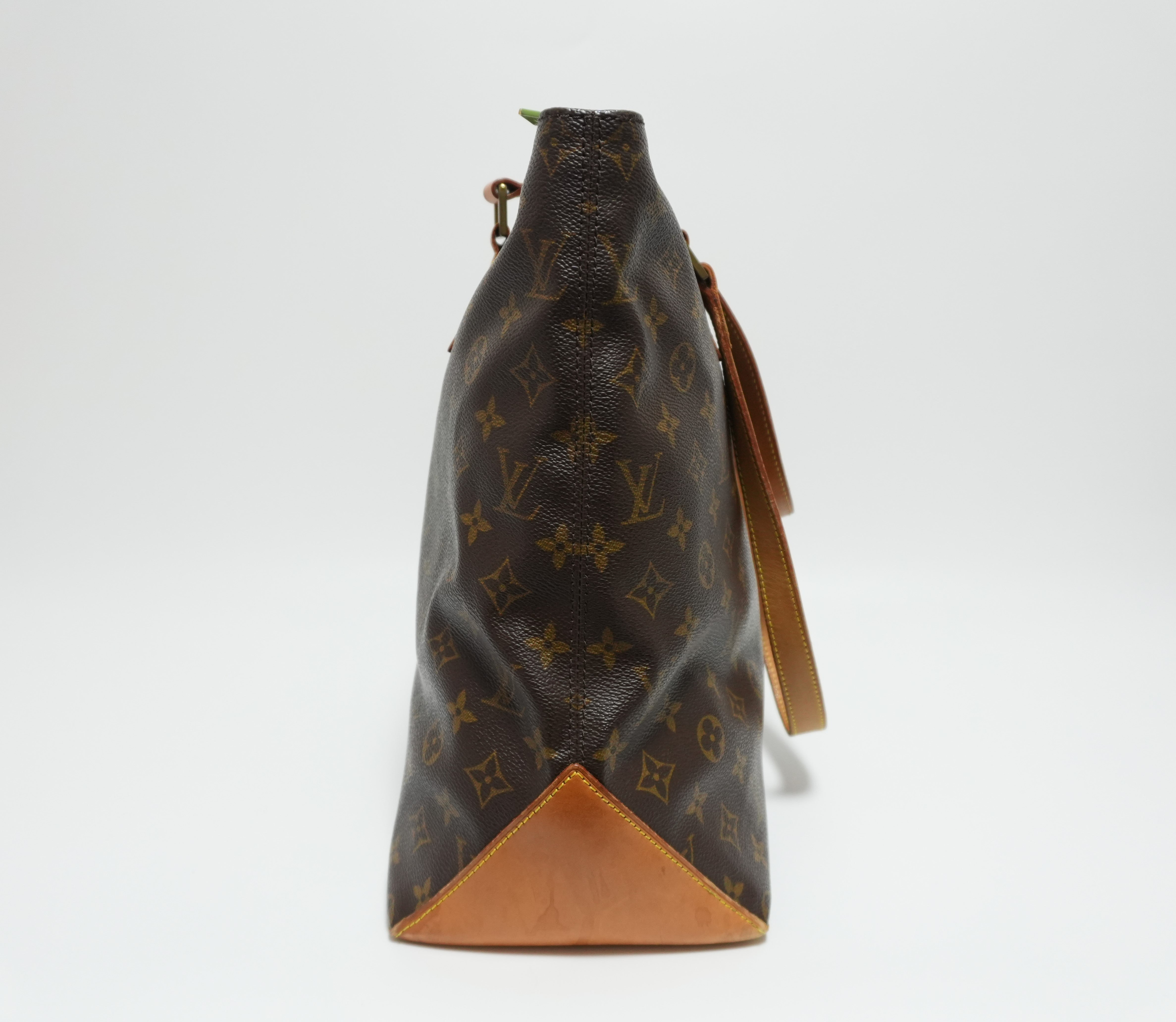 Louis Vuitton Monogram Cabas Mezzo Shoulder Tote Bag Used