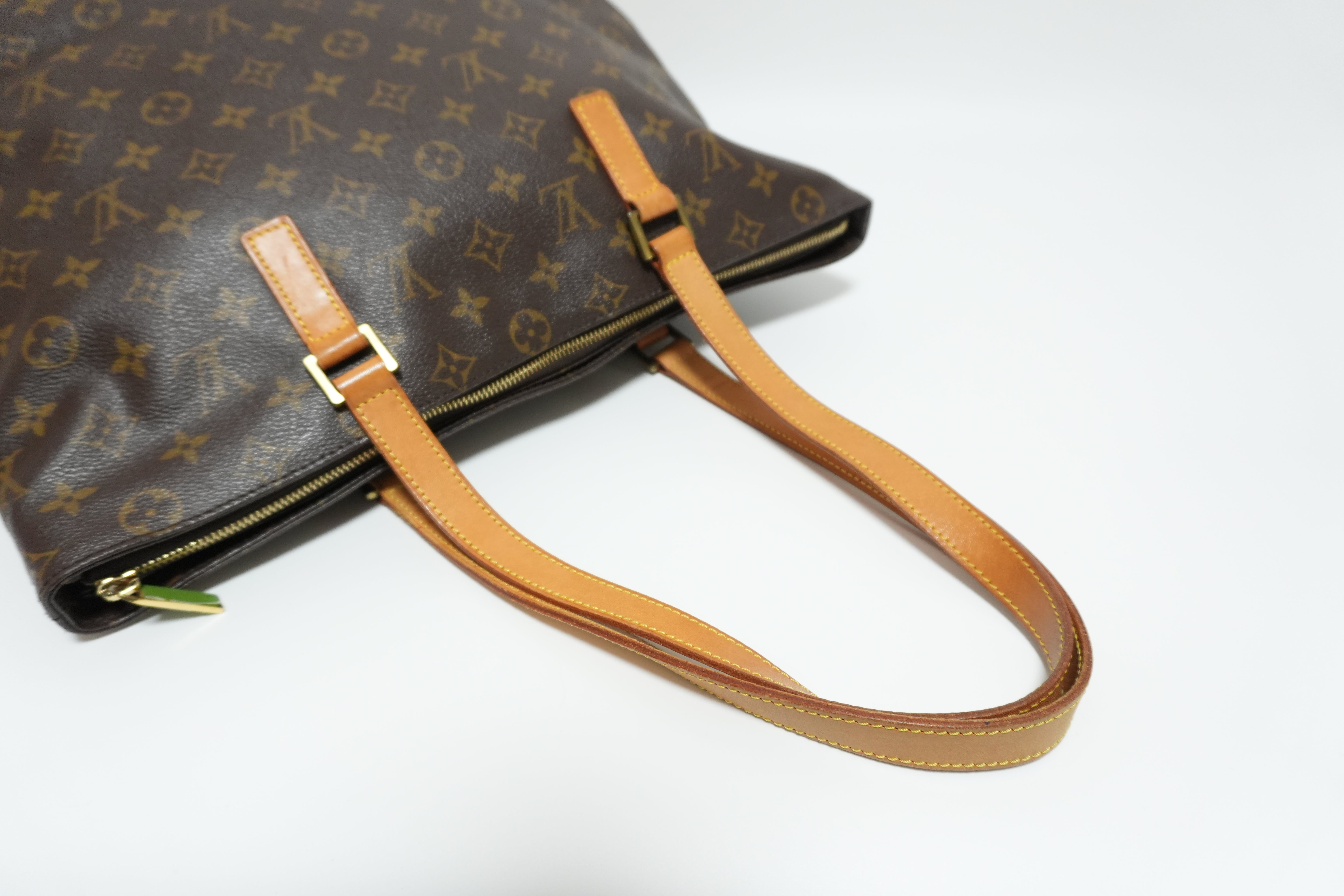 Louis Vuitton Monogram Cabas Mezzo Shoulder Tote Bag Used