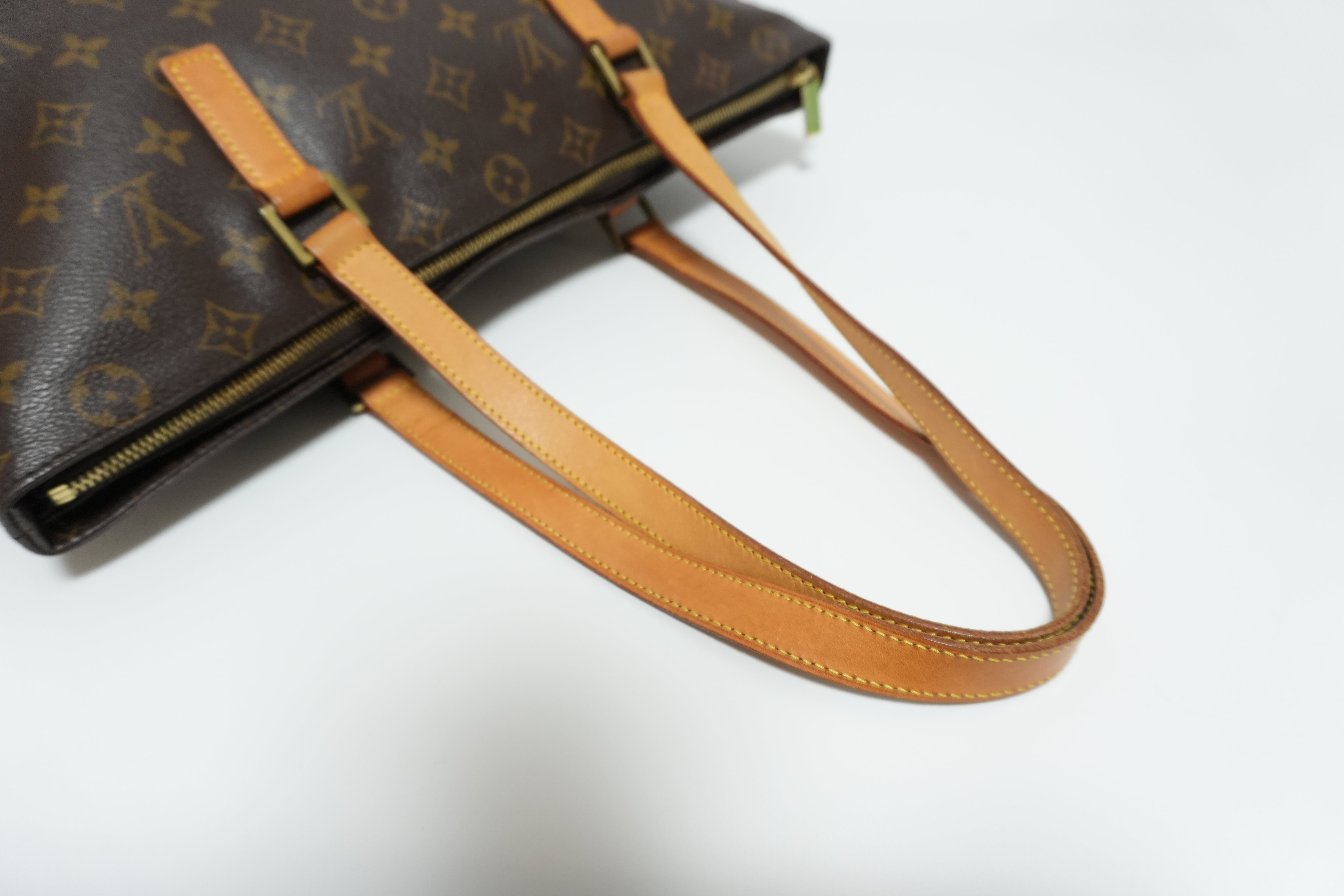 Louis Vuitton Monogram Cabas Mezzo Shoulder Tote Bag Used