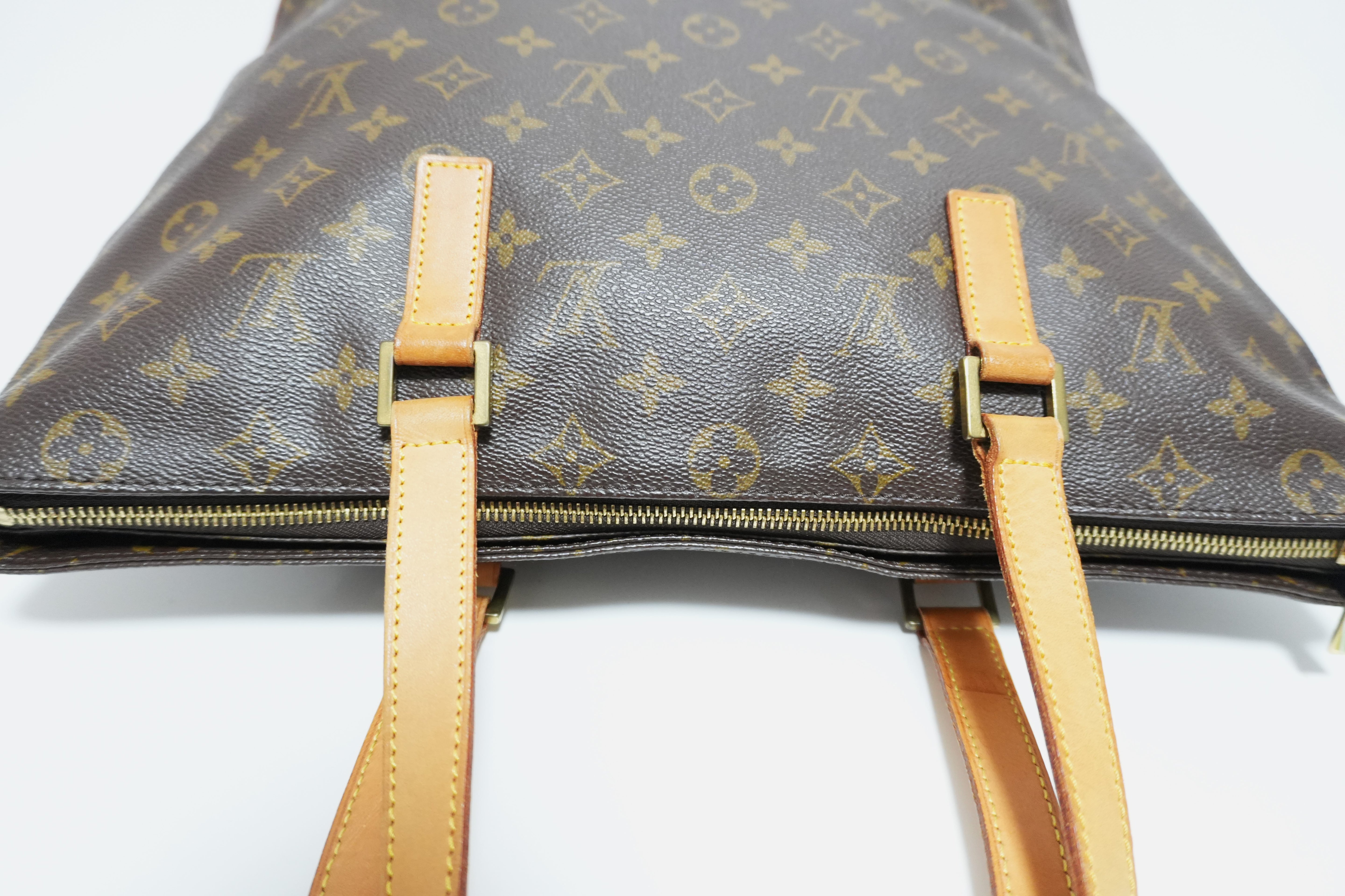 Louis Vuitton Monogram Cabas Mezzo Shoulder Tote Bag Used