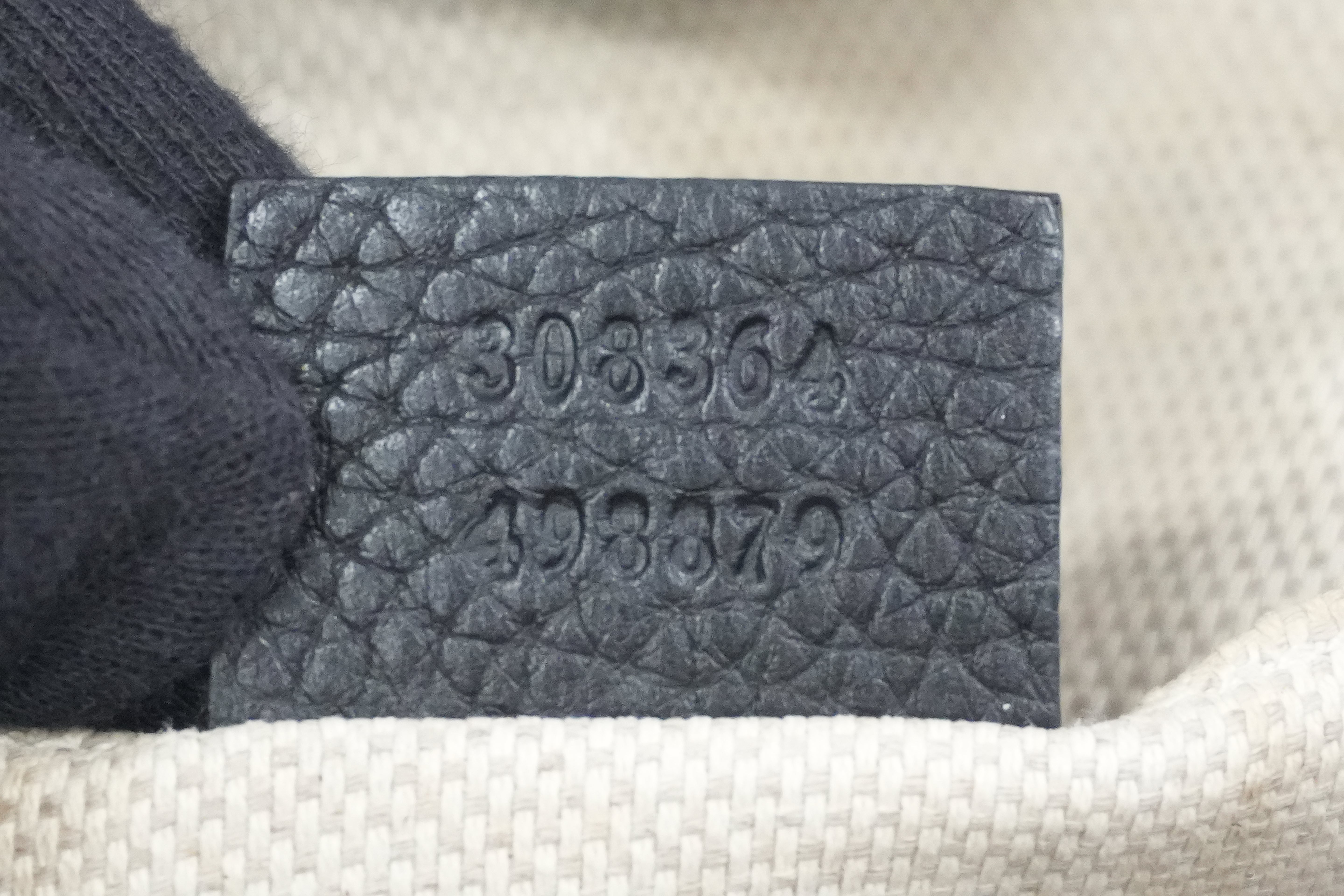 Pre-owned Gucci Leather Hobo Shoulder Bag Black Used