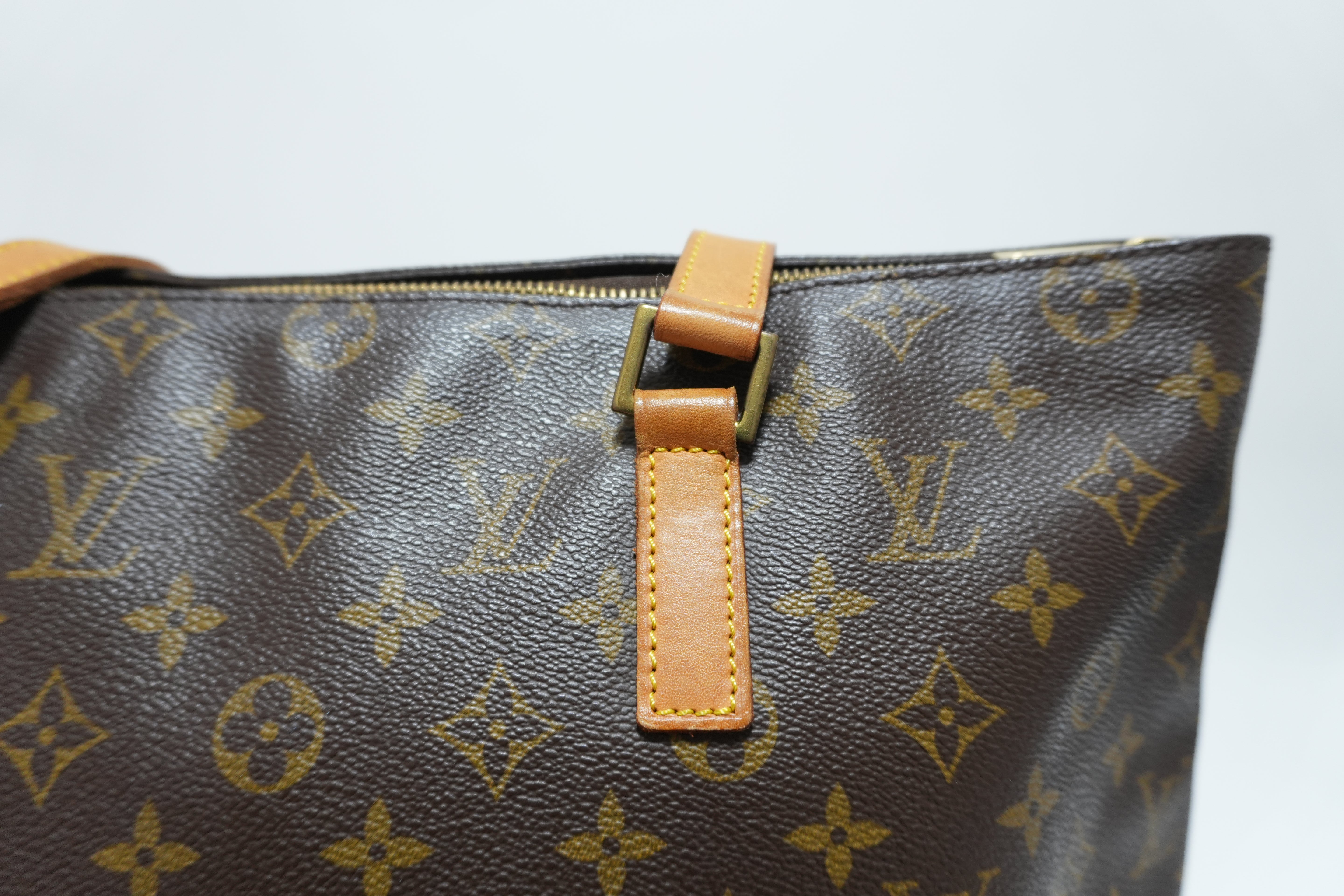 Louis Vuitton Monogram Cabas Mezzo Tote Bag Used