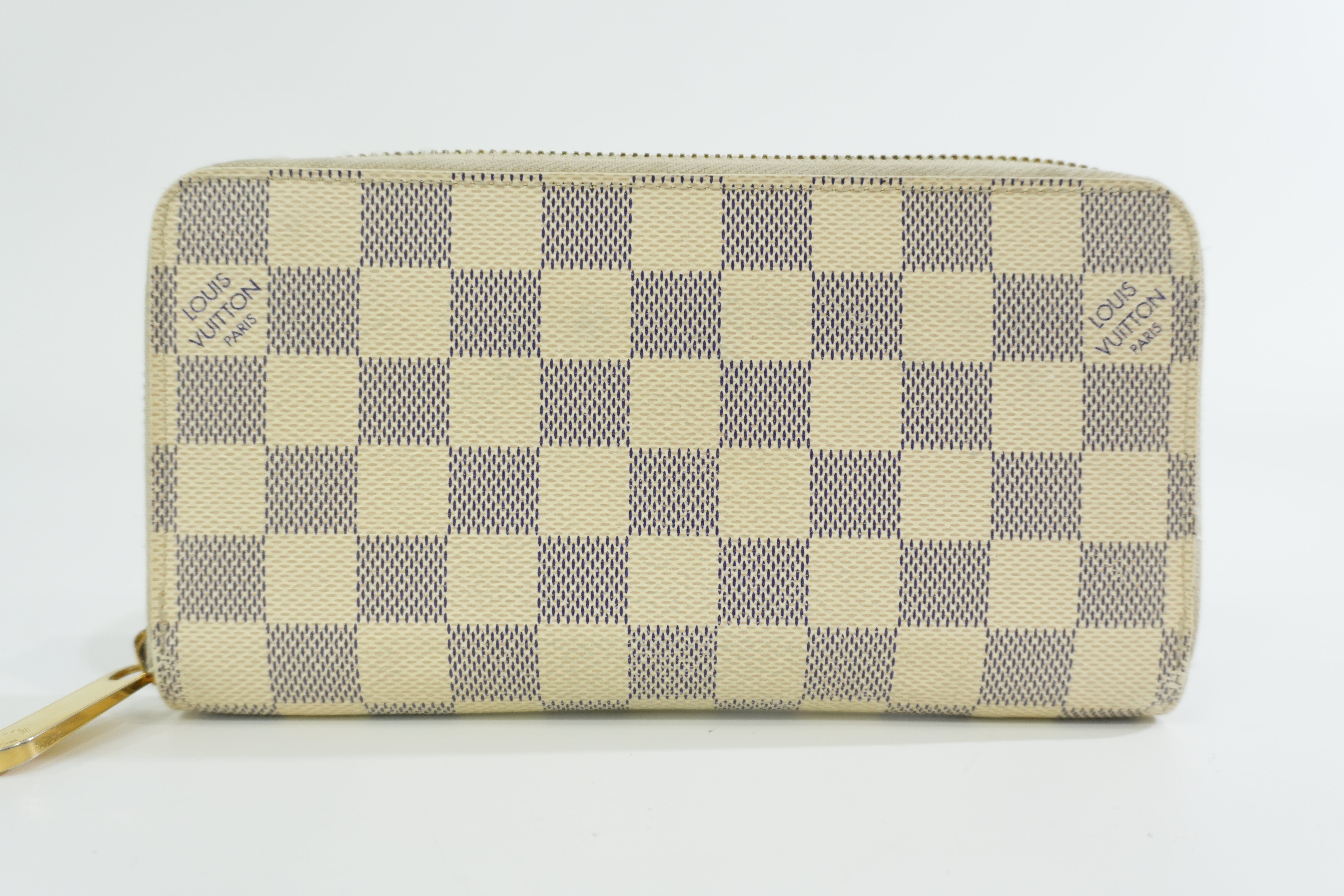 Louis Vuitton Damier Azur Zippy Wallet Used