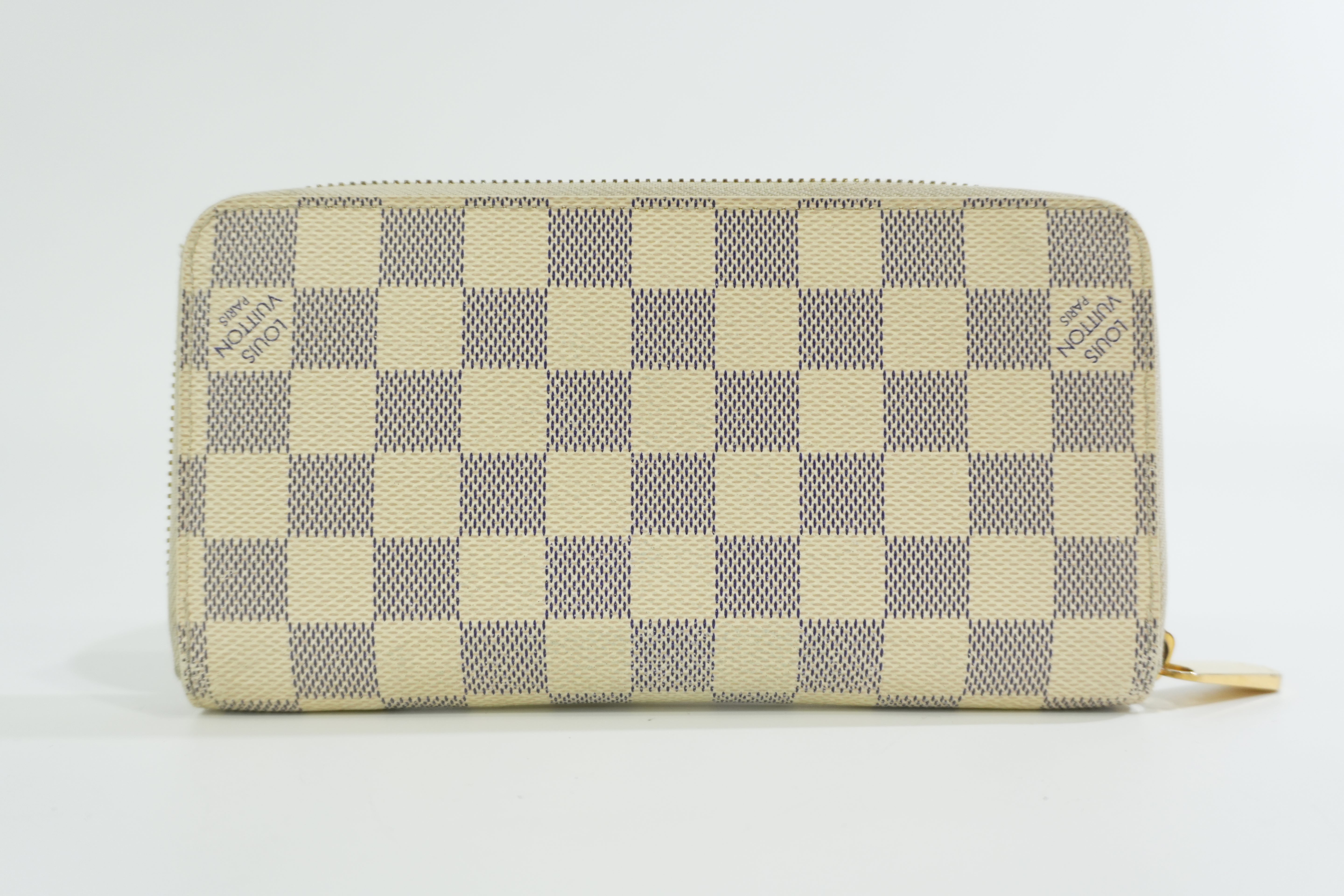 Louis Vuitton Damier Azur Zippy Wallet Used