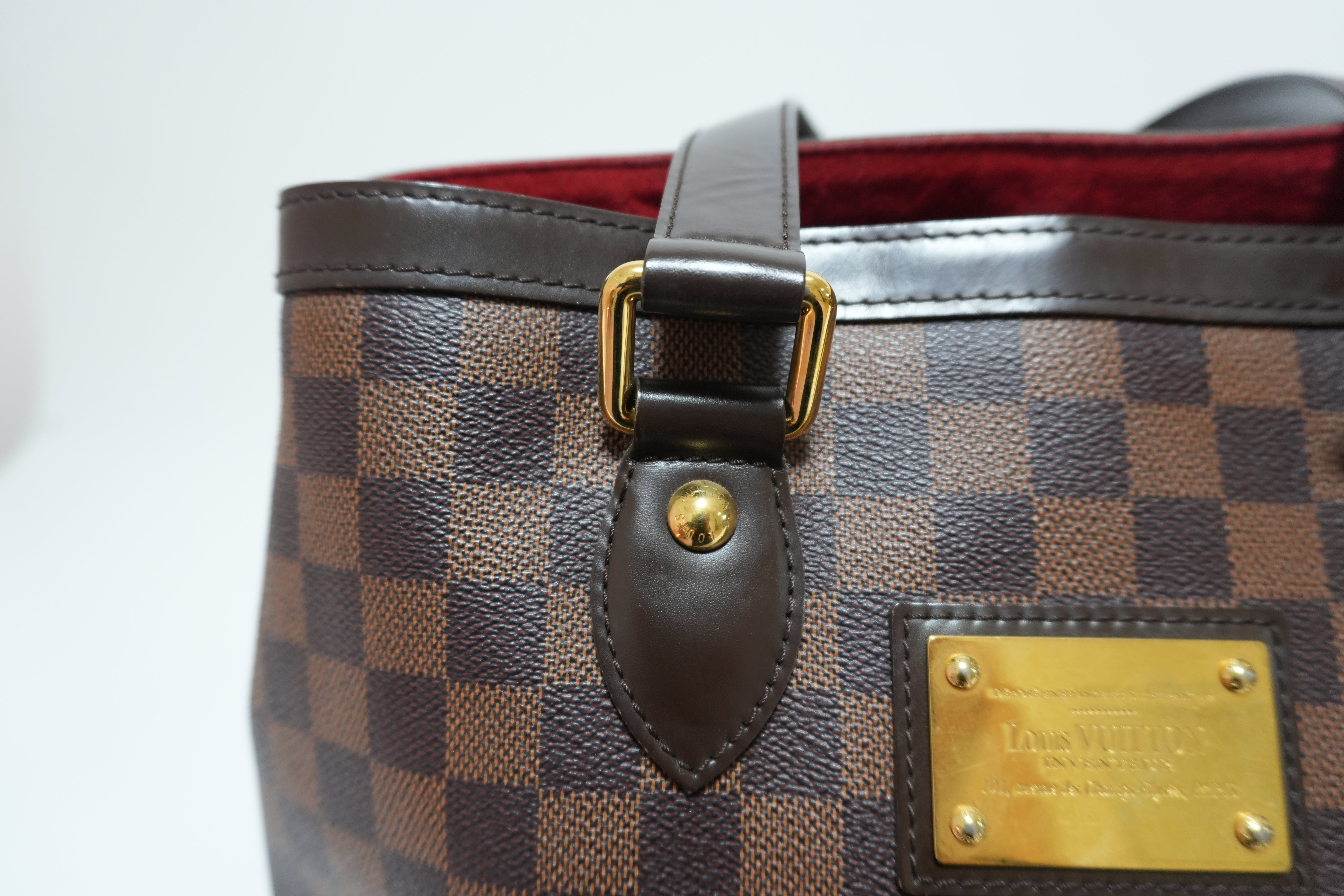 Louis Vuitton Damier Ebene Hampstead PM Shoulder Bag Used