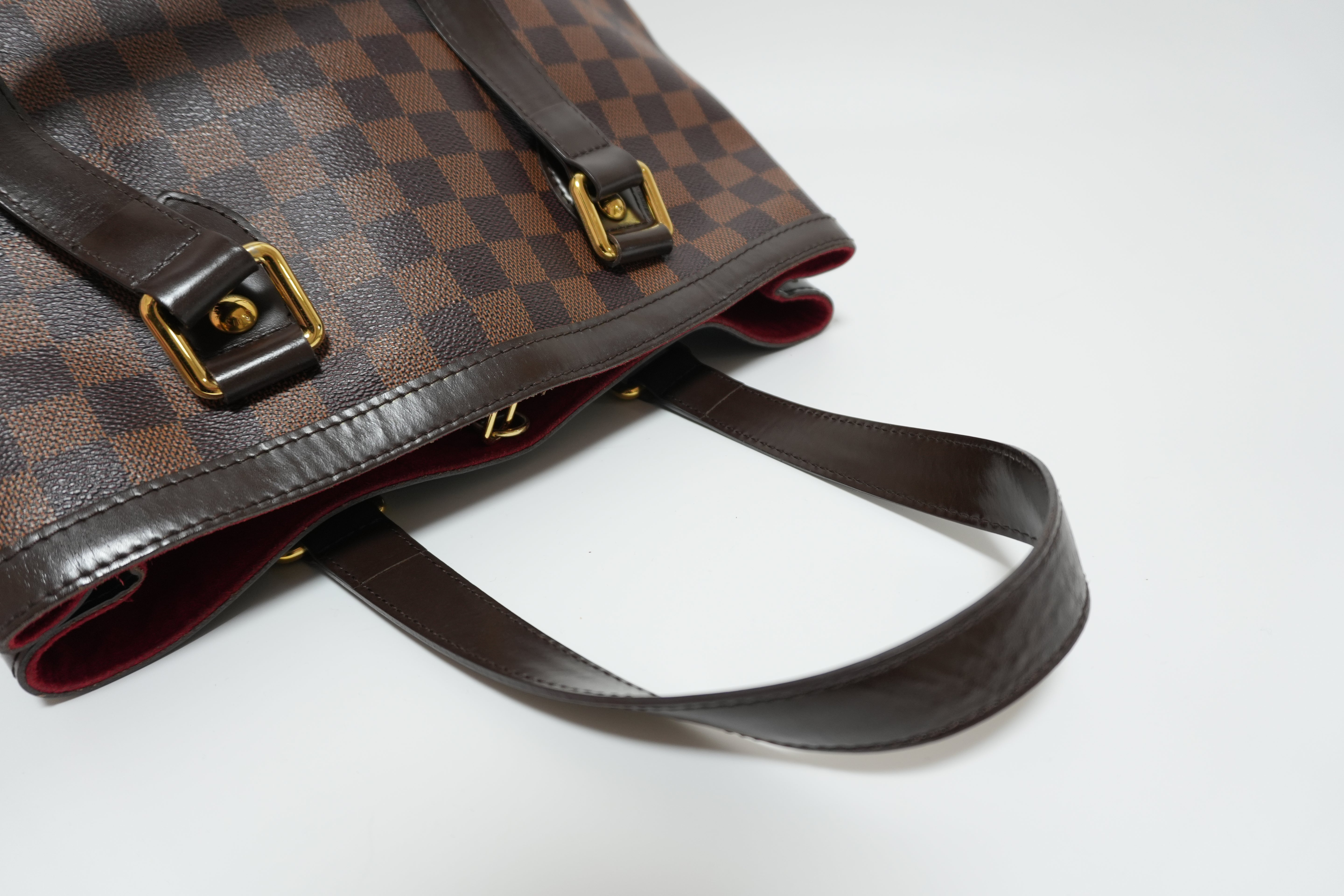 Louis Vuitton Damier Ebene Hampstead PM Shoulder Bag Used