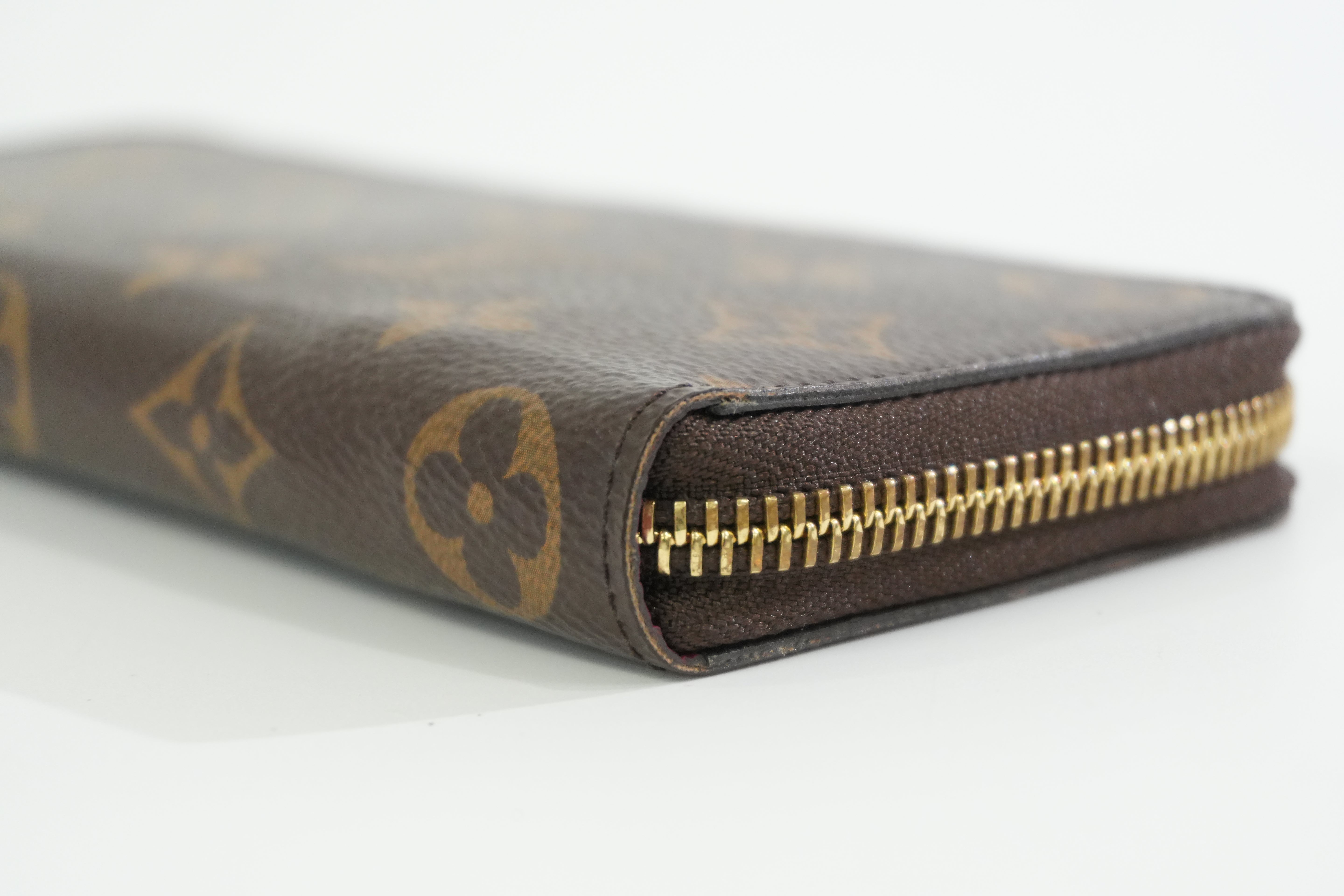 Louis Vuitton Monogram Clemence Wallet Purple Used