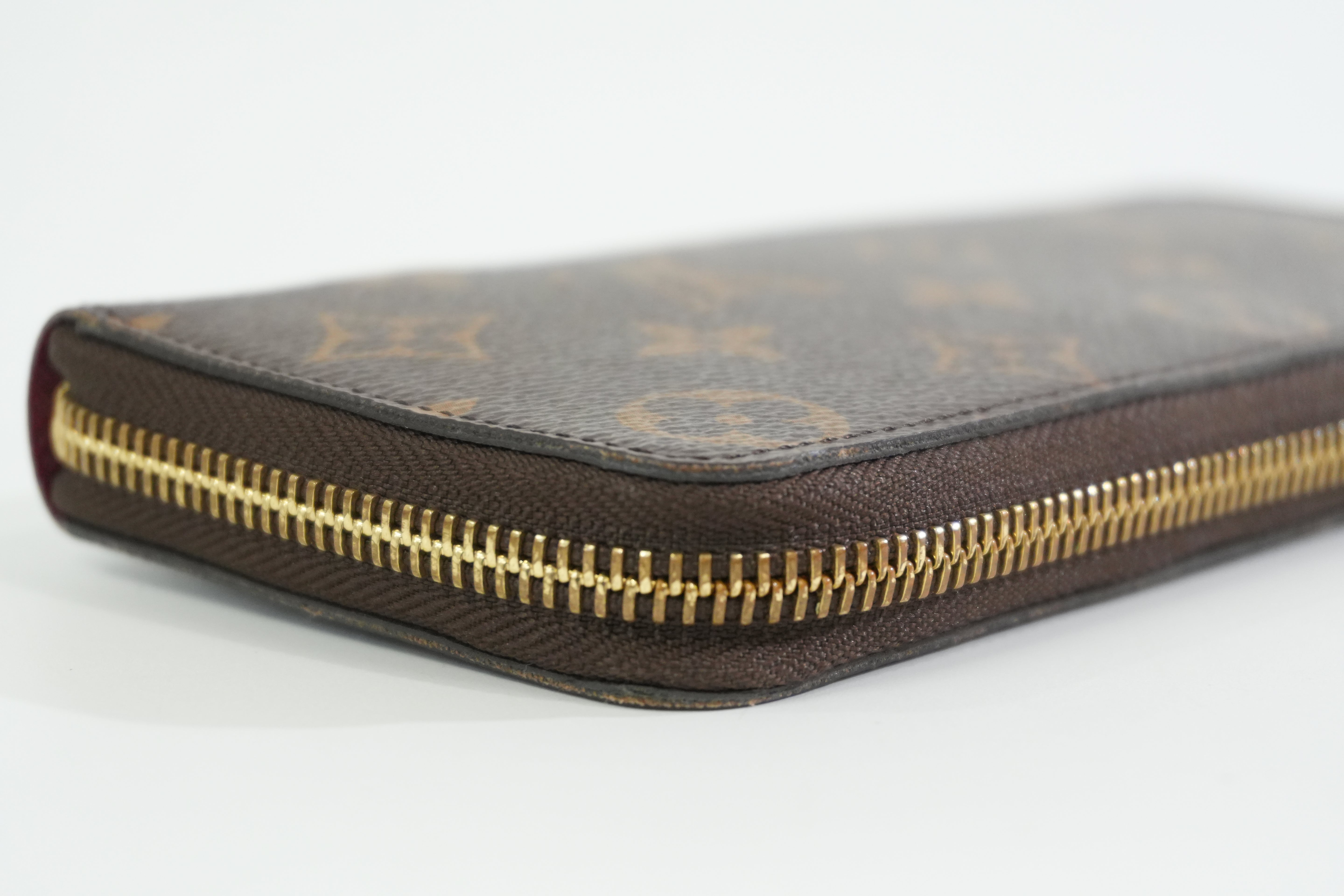 Louis Vuitton Monogram Clemence Wallet Purple Used