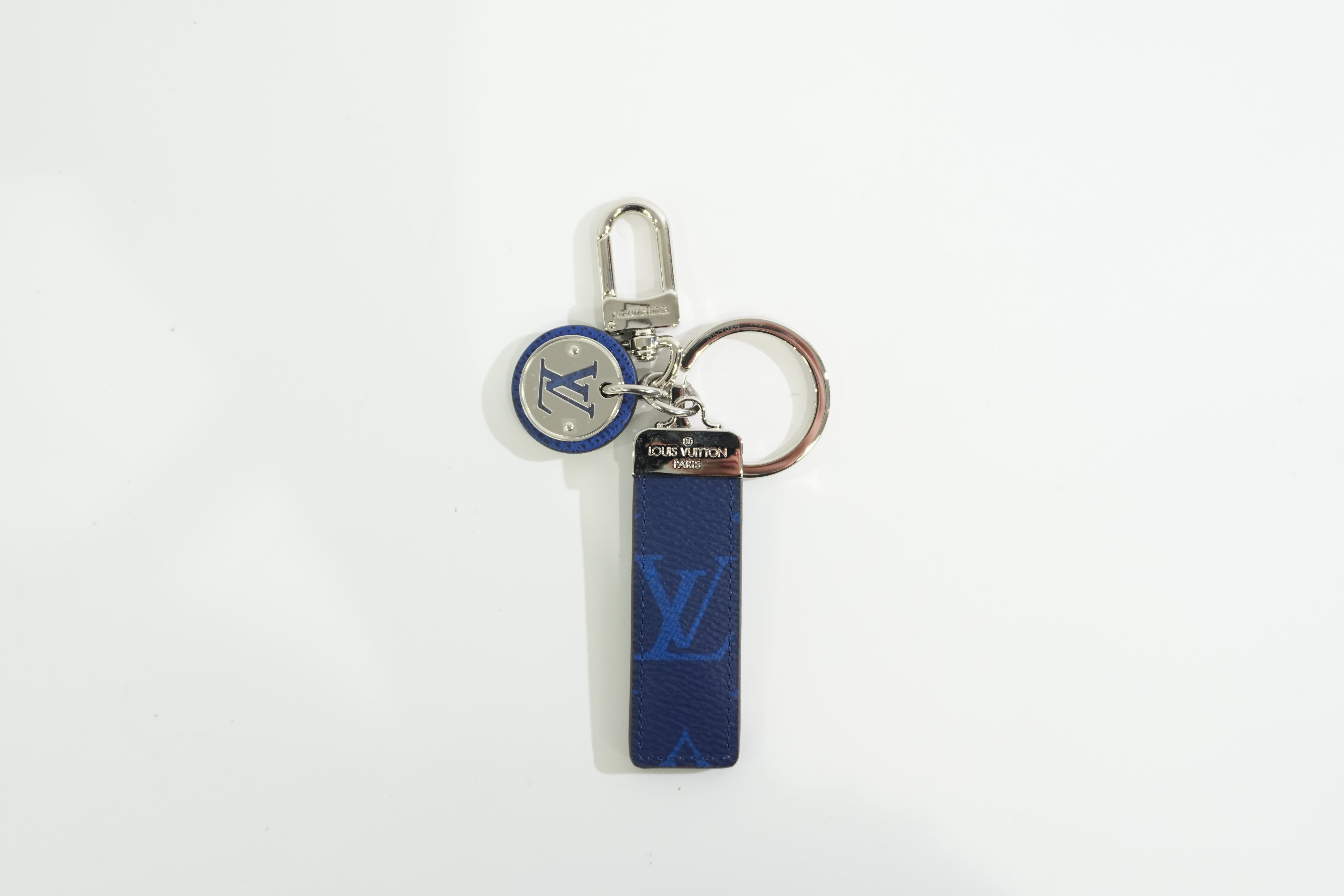 Louis Vuitton Metal Bag Charm Blue Used