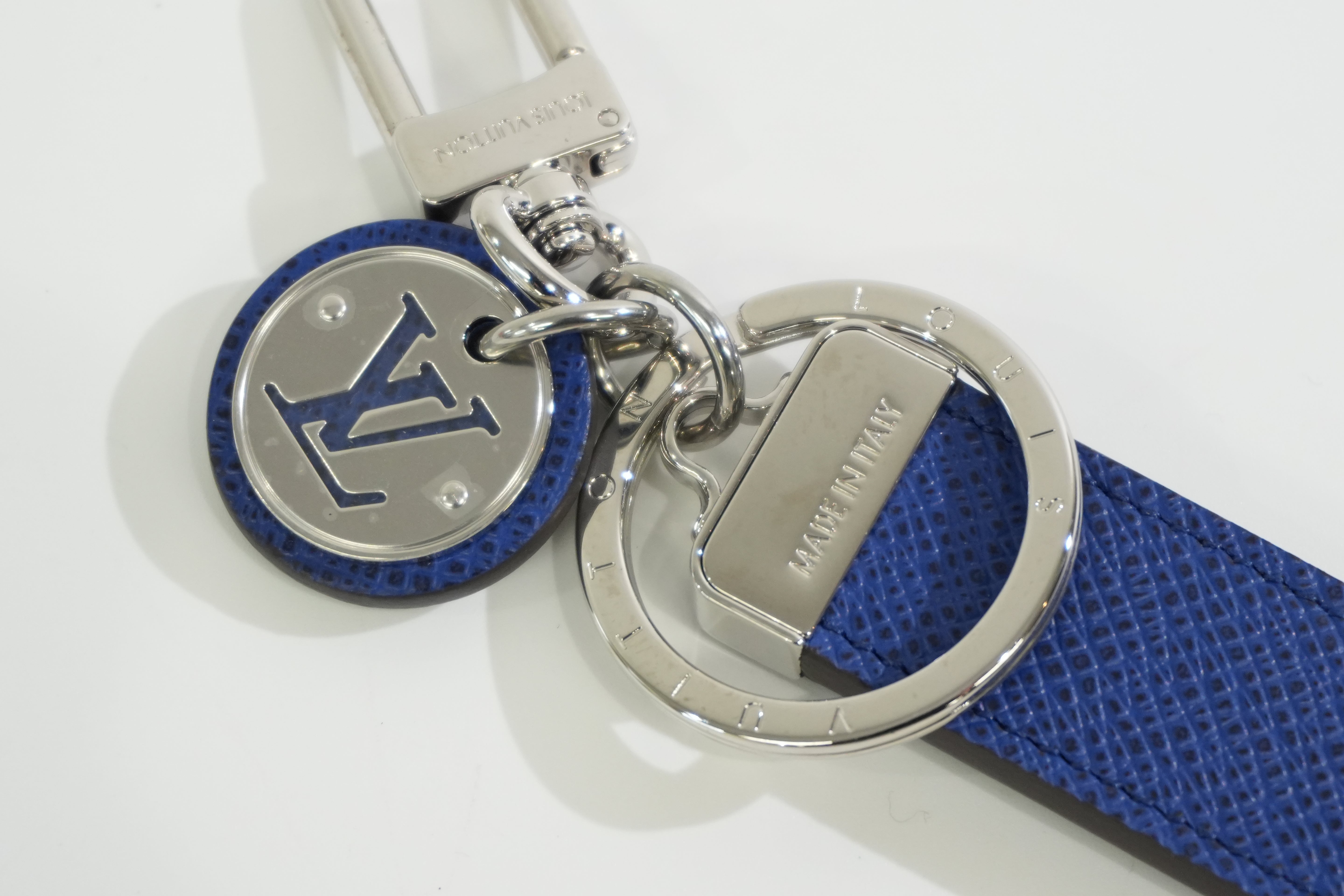 Louis Vuitton Metal Bag Charm Blue Used