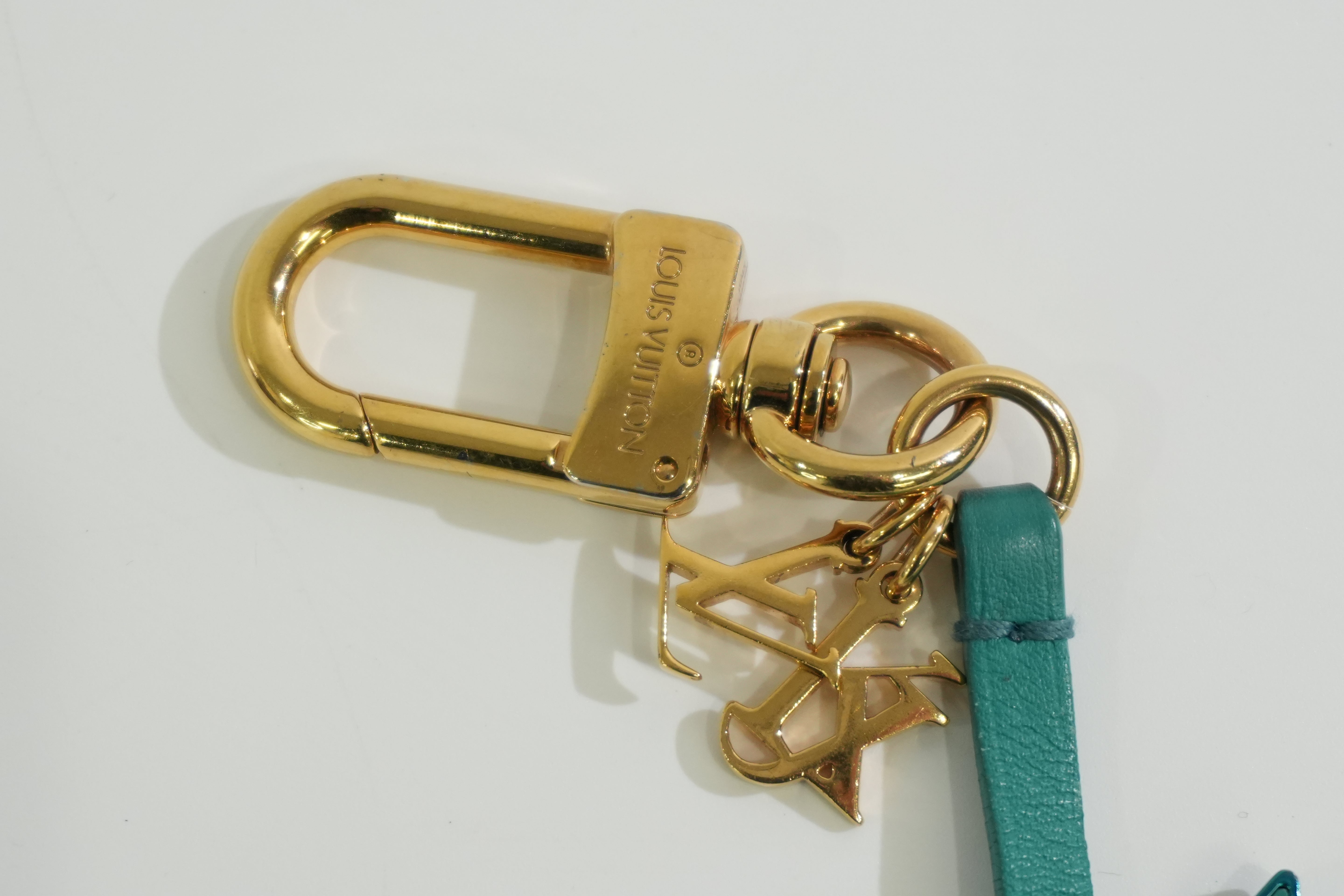 Louis Vuitton Bunny Bag Charm Blue Used