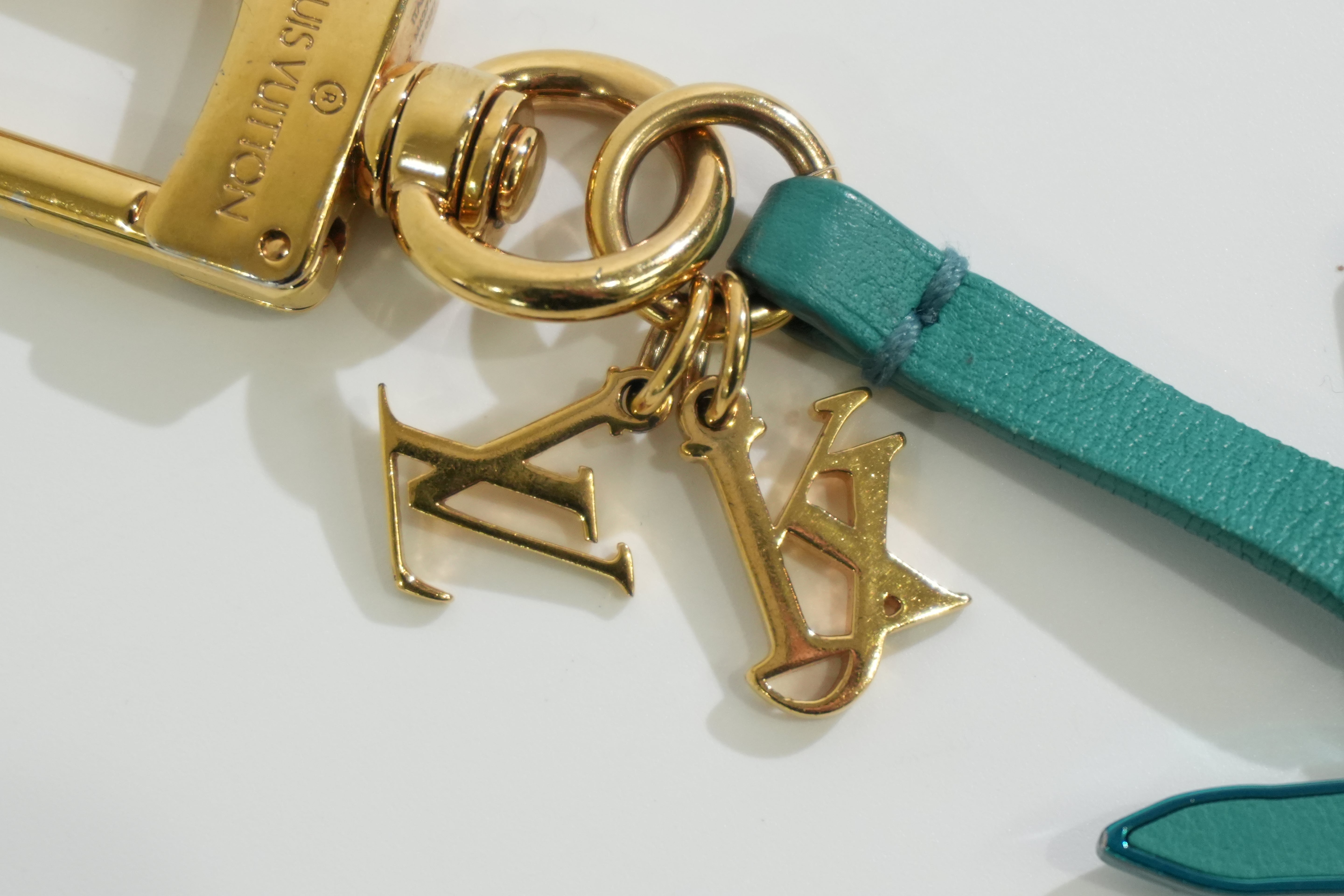 Louis Vuitton Bunny Bag Charm Blue Used