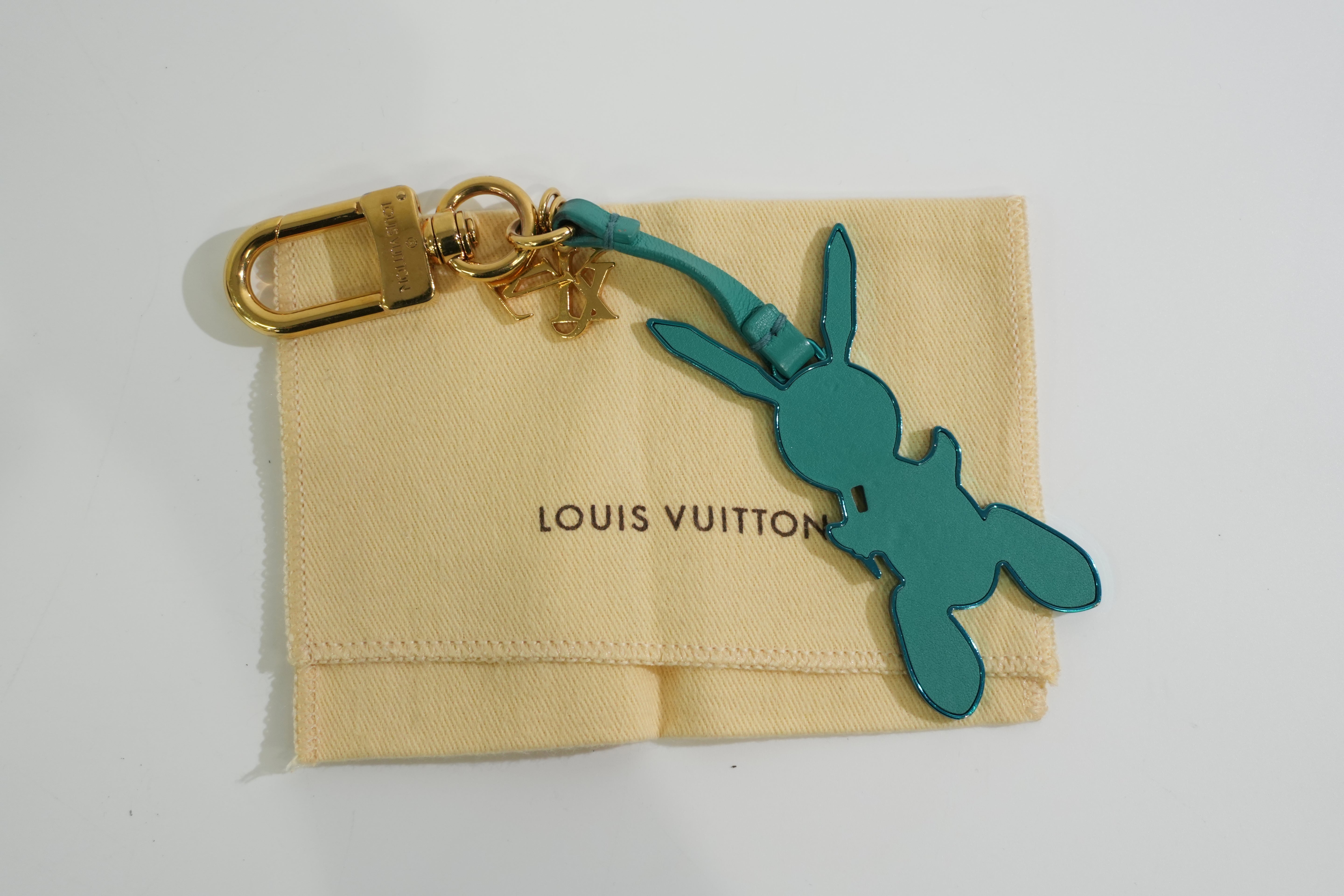 Louis Vuitton Bunny Bag Charm Blue Used