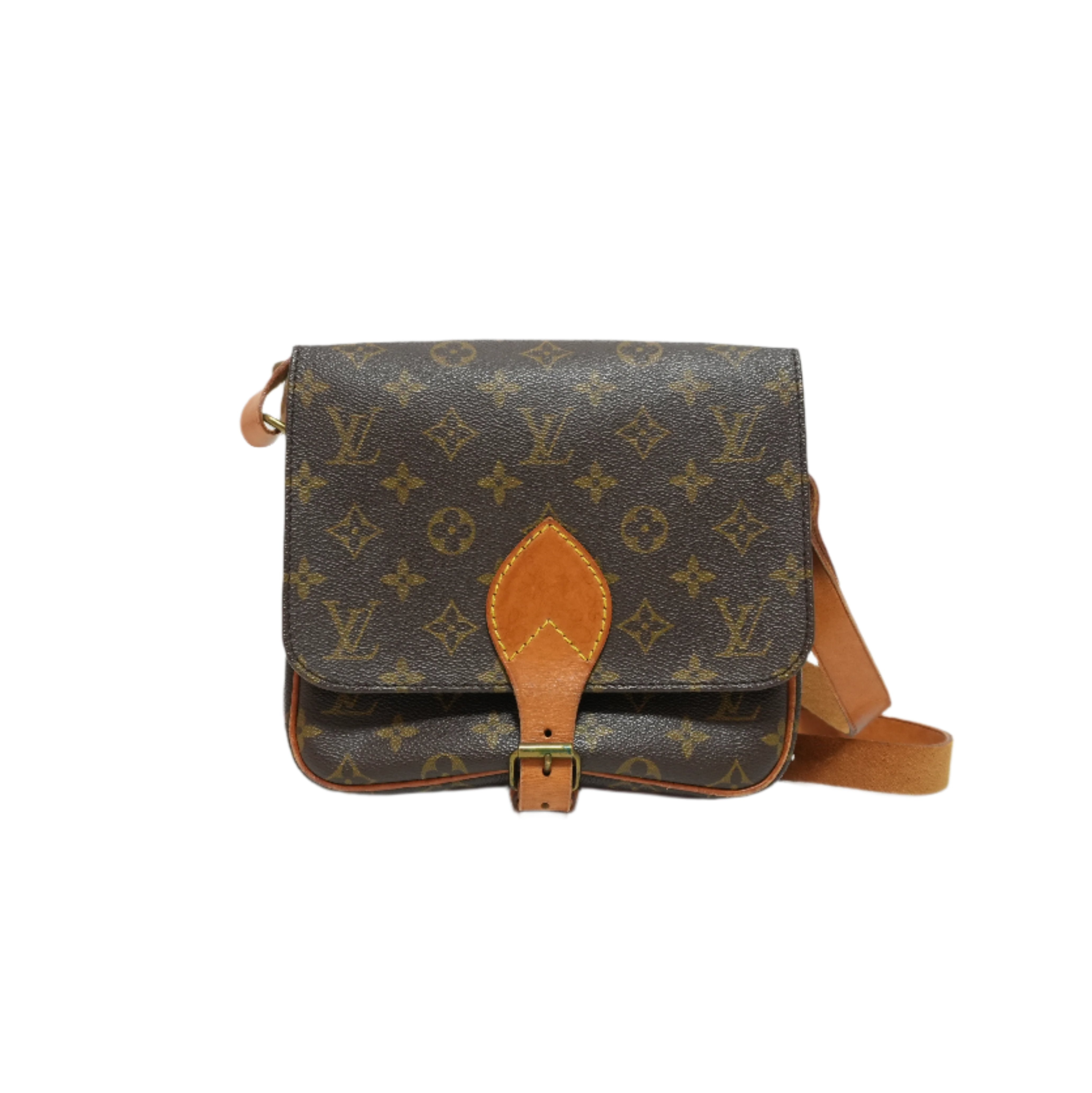 Louis Vuitton Monogram Cartouchiere 22 Shoulder Bag Used