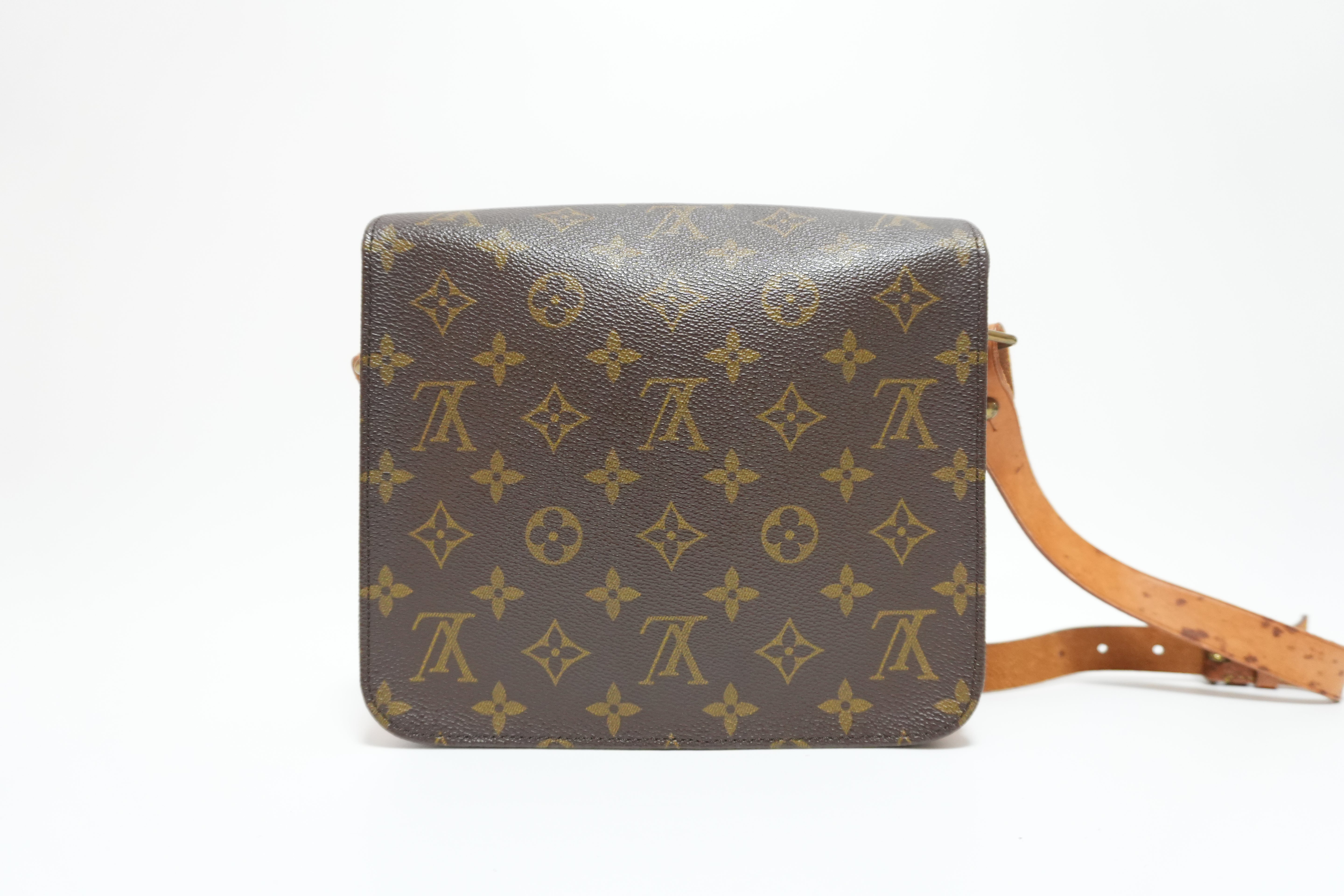 Louis Vuitton Monogram Cartouchiere 22 Shoulder Bag Used