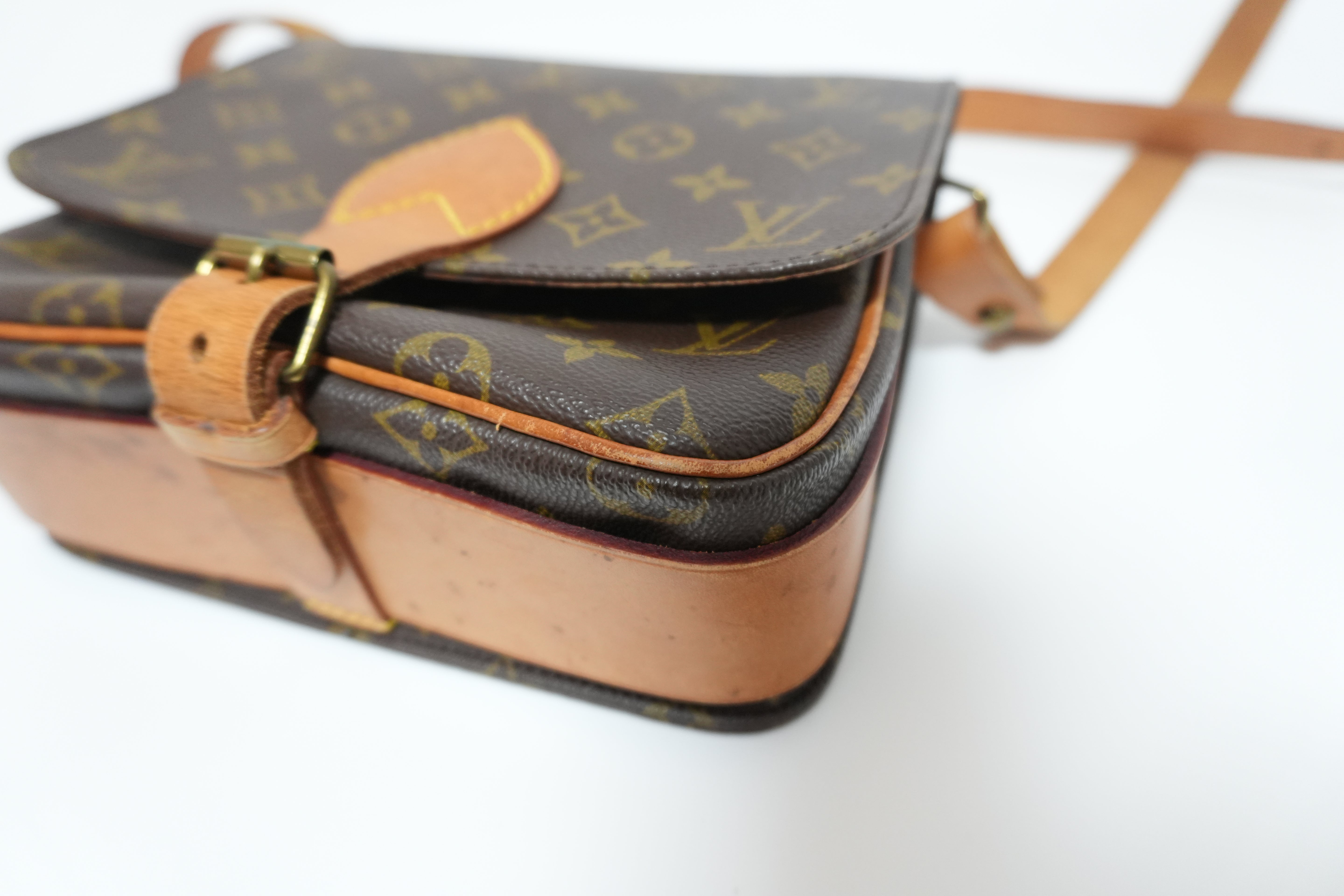 Louis Vuitton Monogram Cartouchiere 22 Shoulder Bag Used